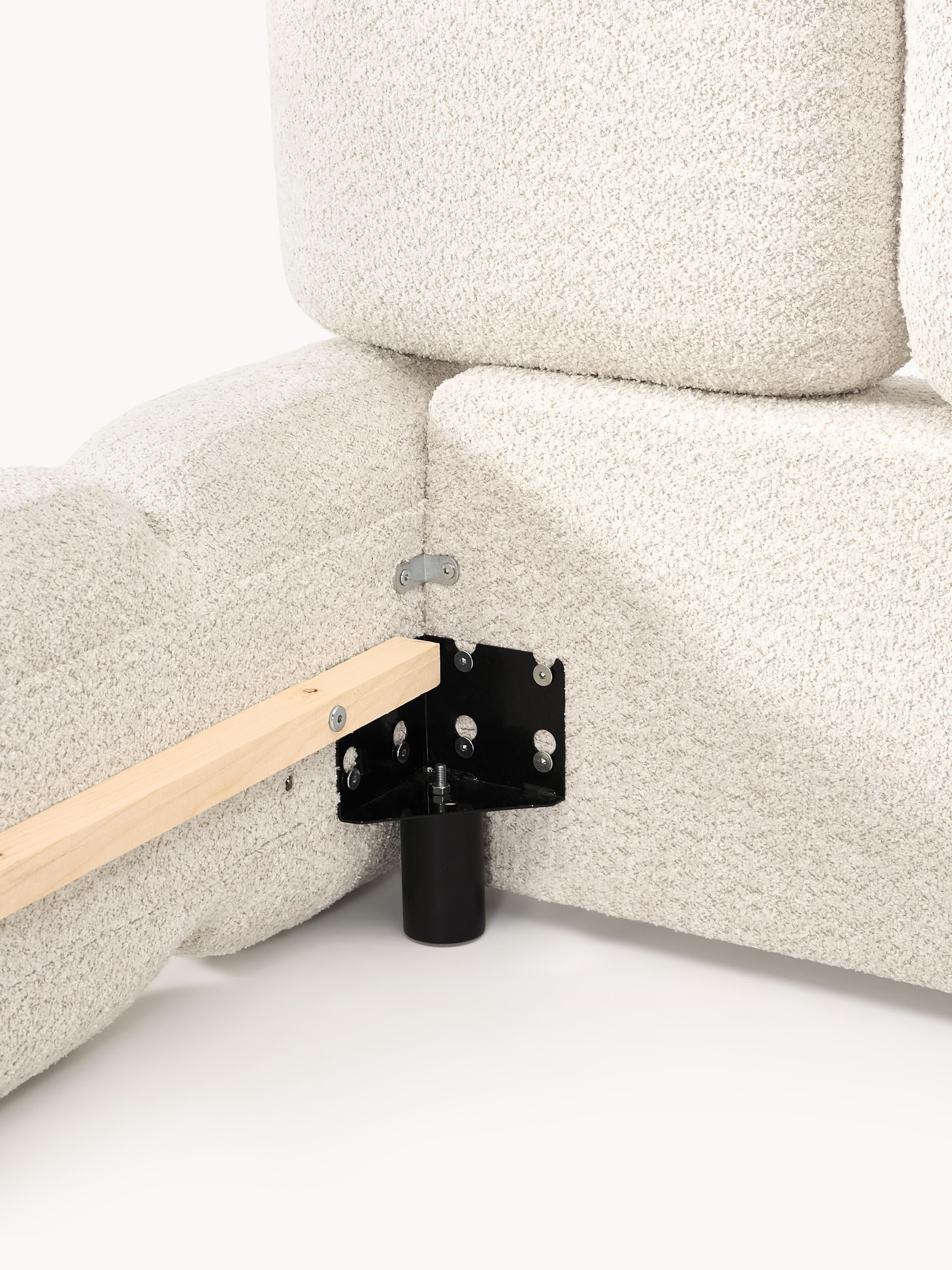 Tayla Upholstered Teddy Bouclé Bed