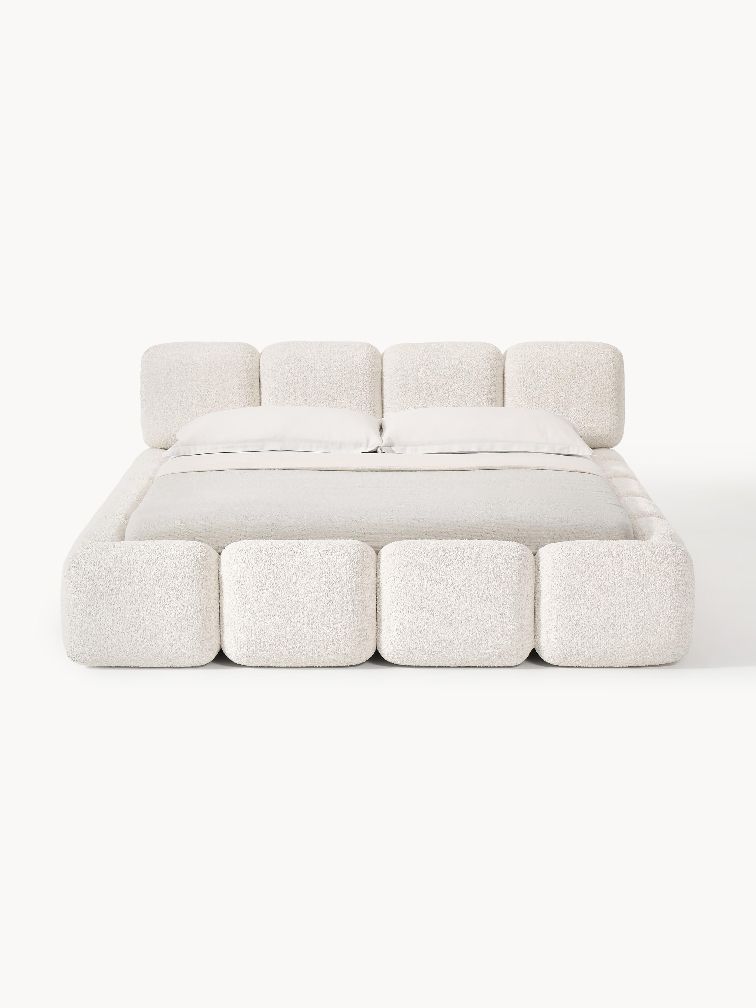 Tayla Upholstered Teddy Bouclé Bed