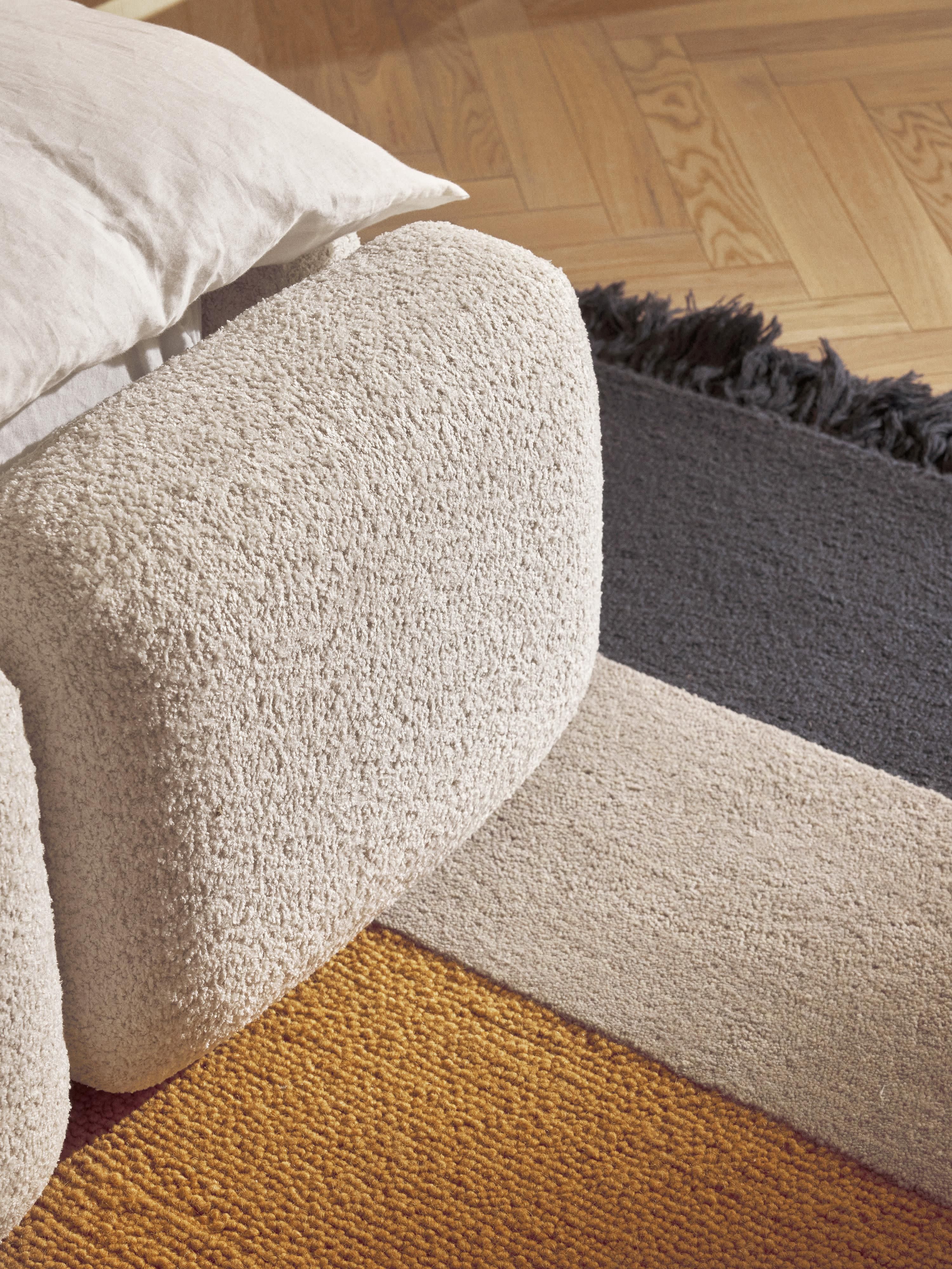 Tayla Upholstered Teddy Bouclé Bed