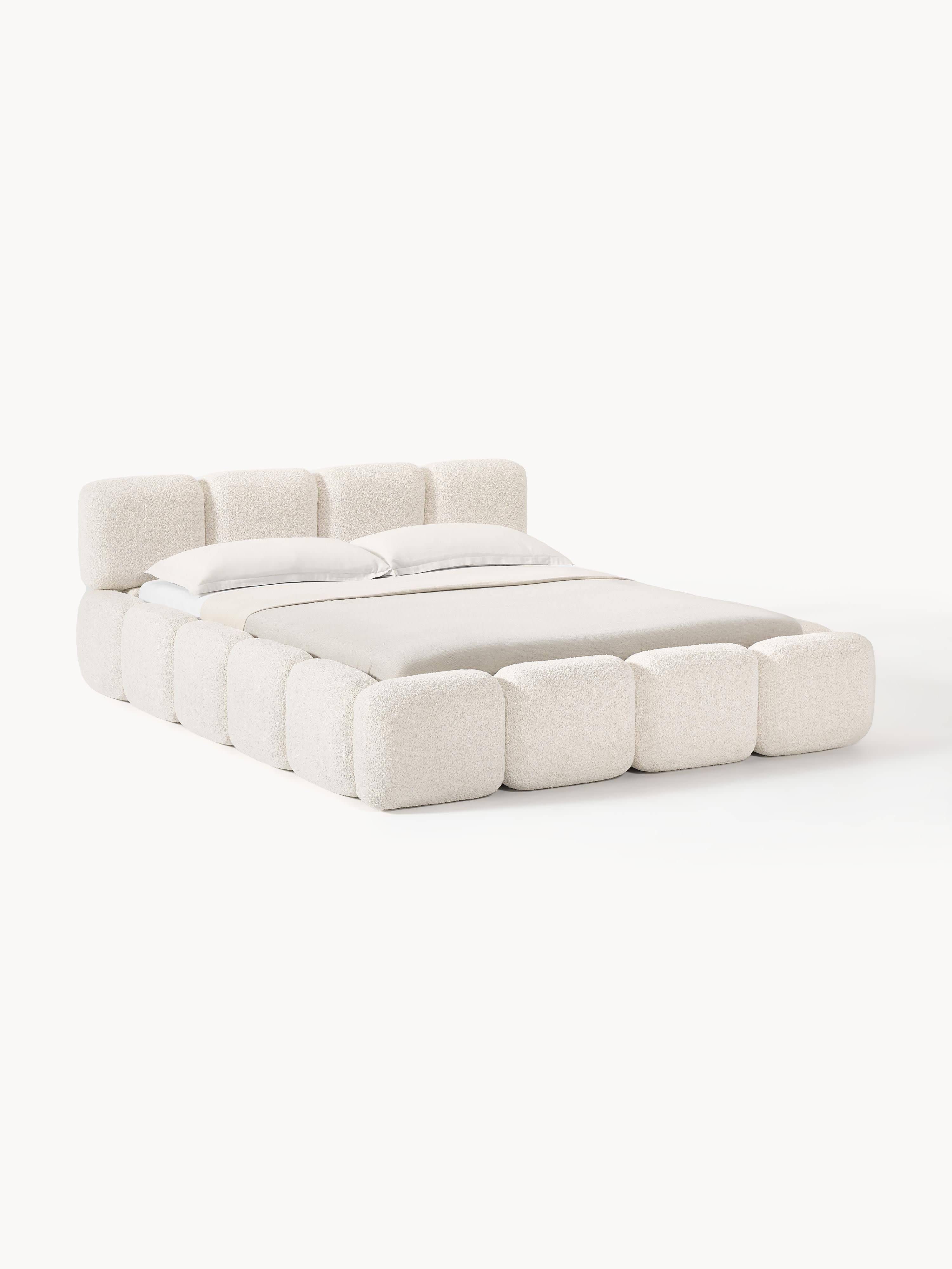 Tayla Upholstered Teddy Bouclé Bed