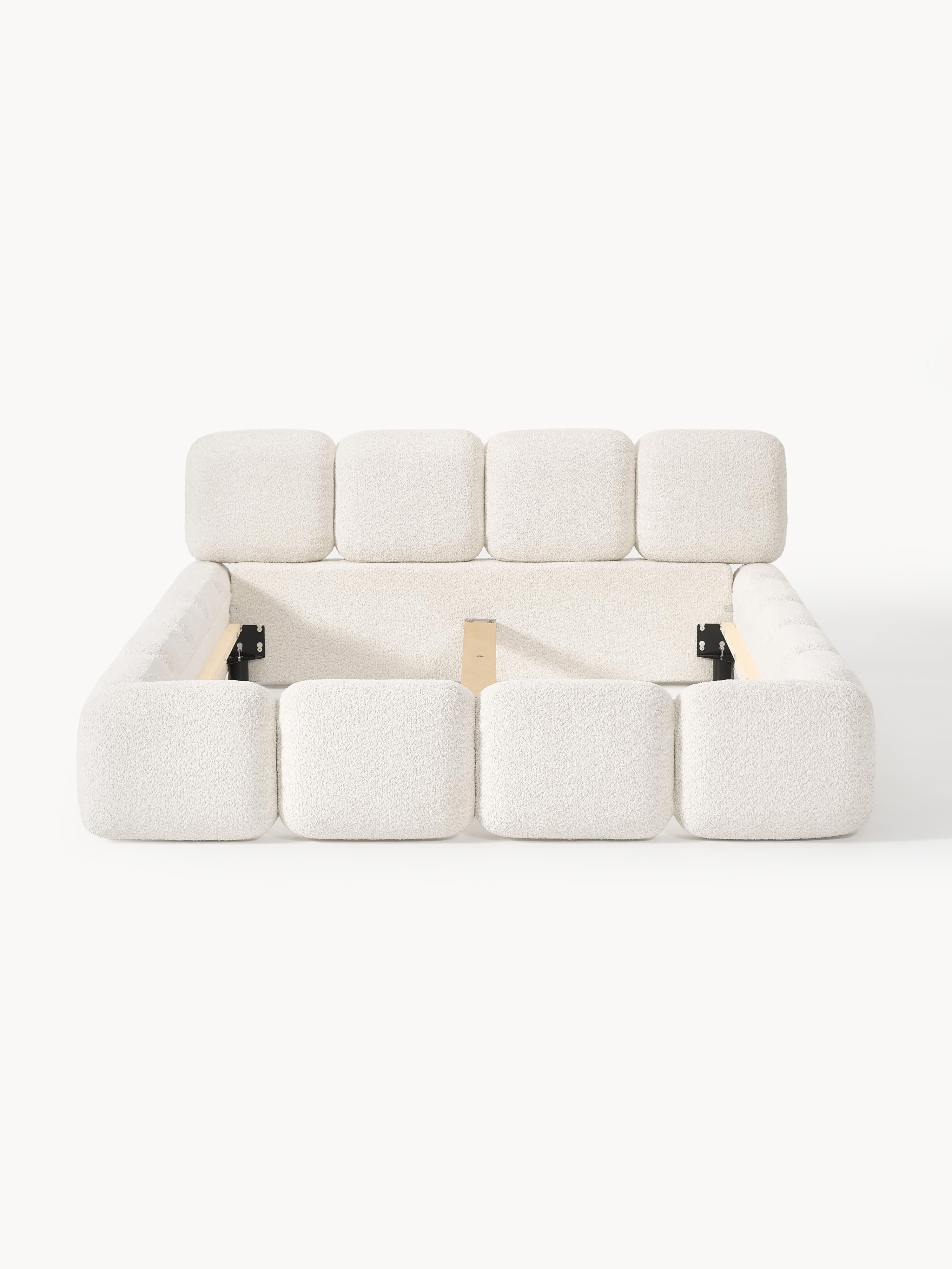 Tayla Upholstered Teddy Bouclé Bed