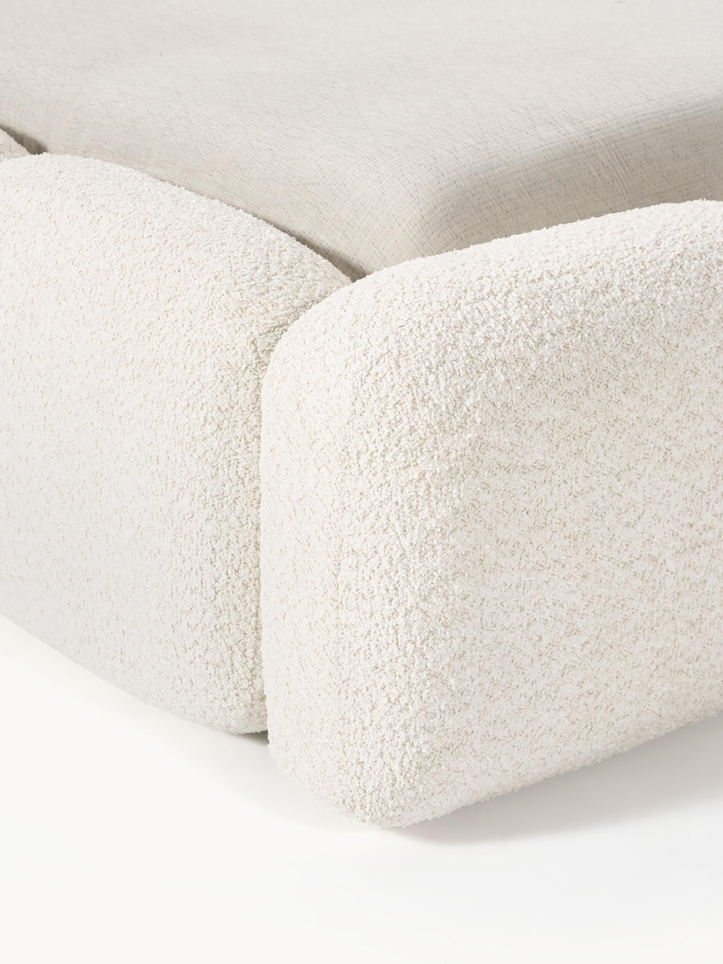 Tayla Upholstered Teddy Bouclé Bed