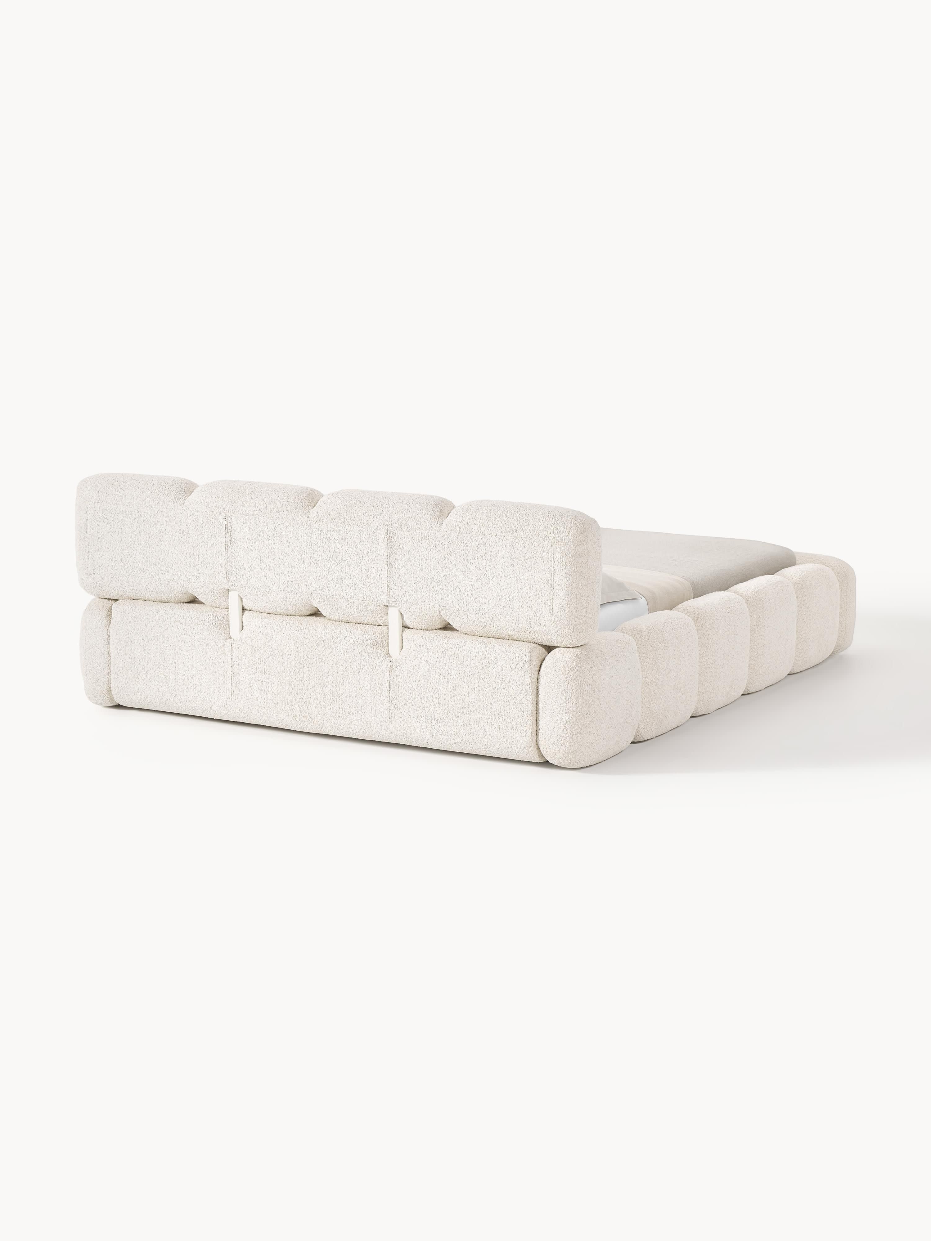 Tayla Upholstered Teddy Bouclé Bed