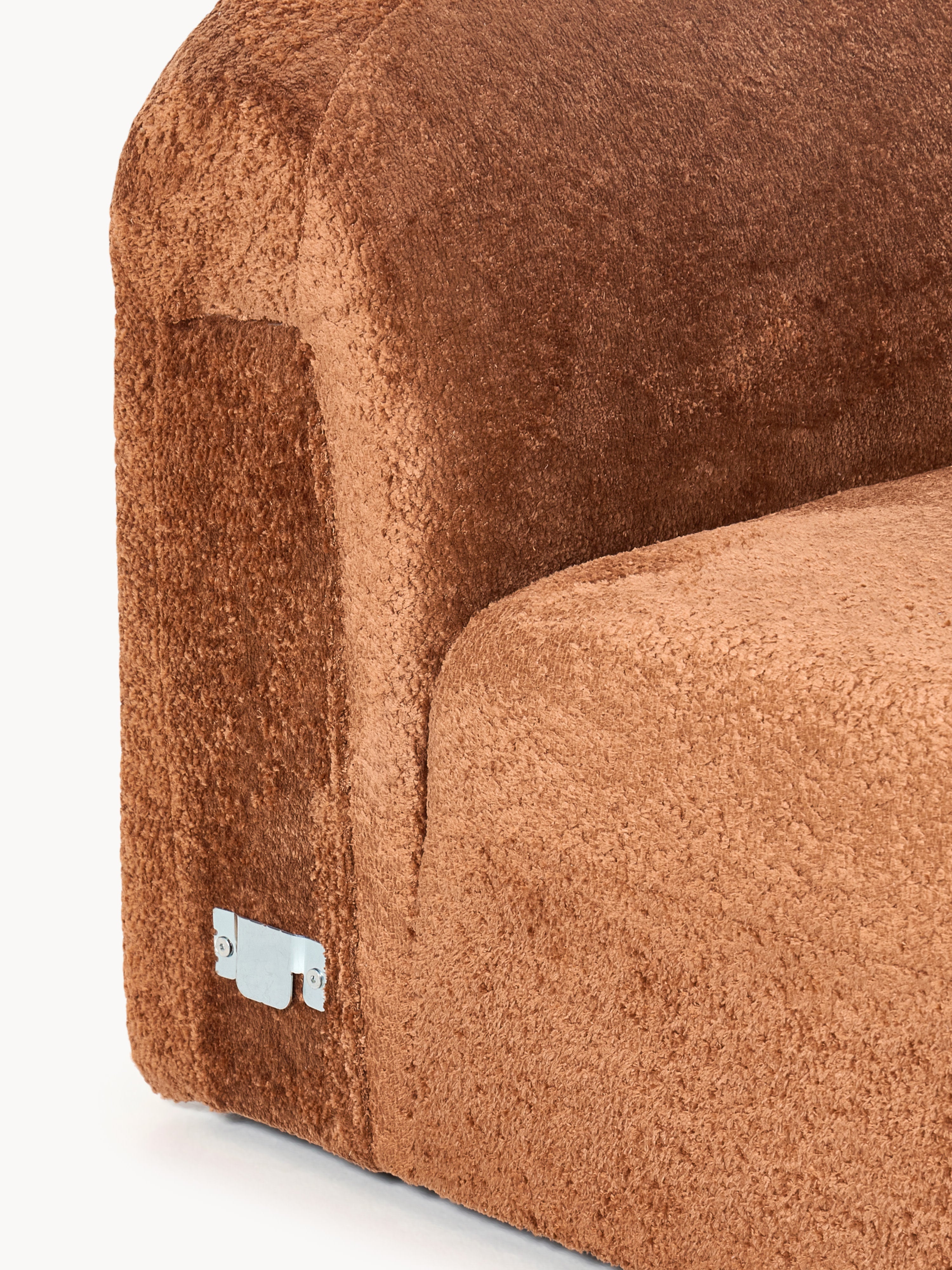 Wolke Round Teddy Bouclé Corner Module