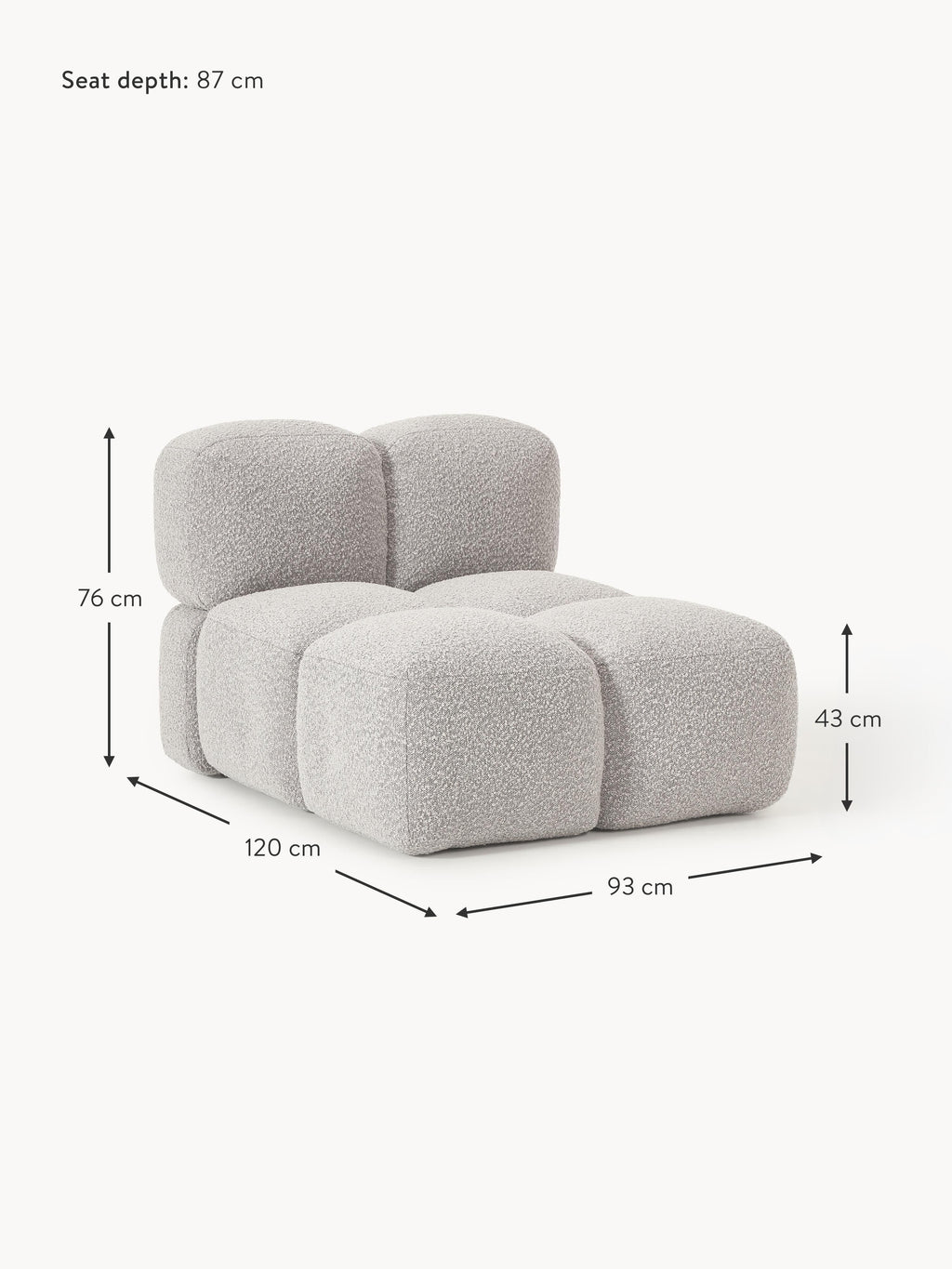 Tayla Bouclé Centre Module