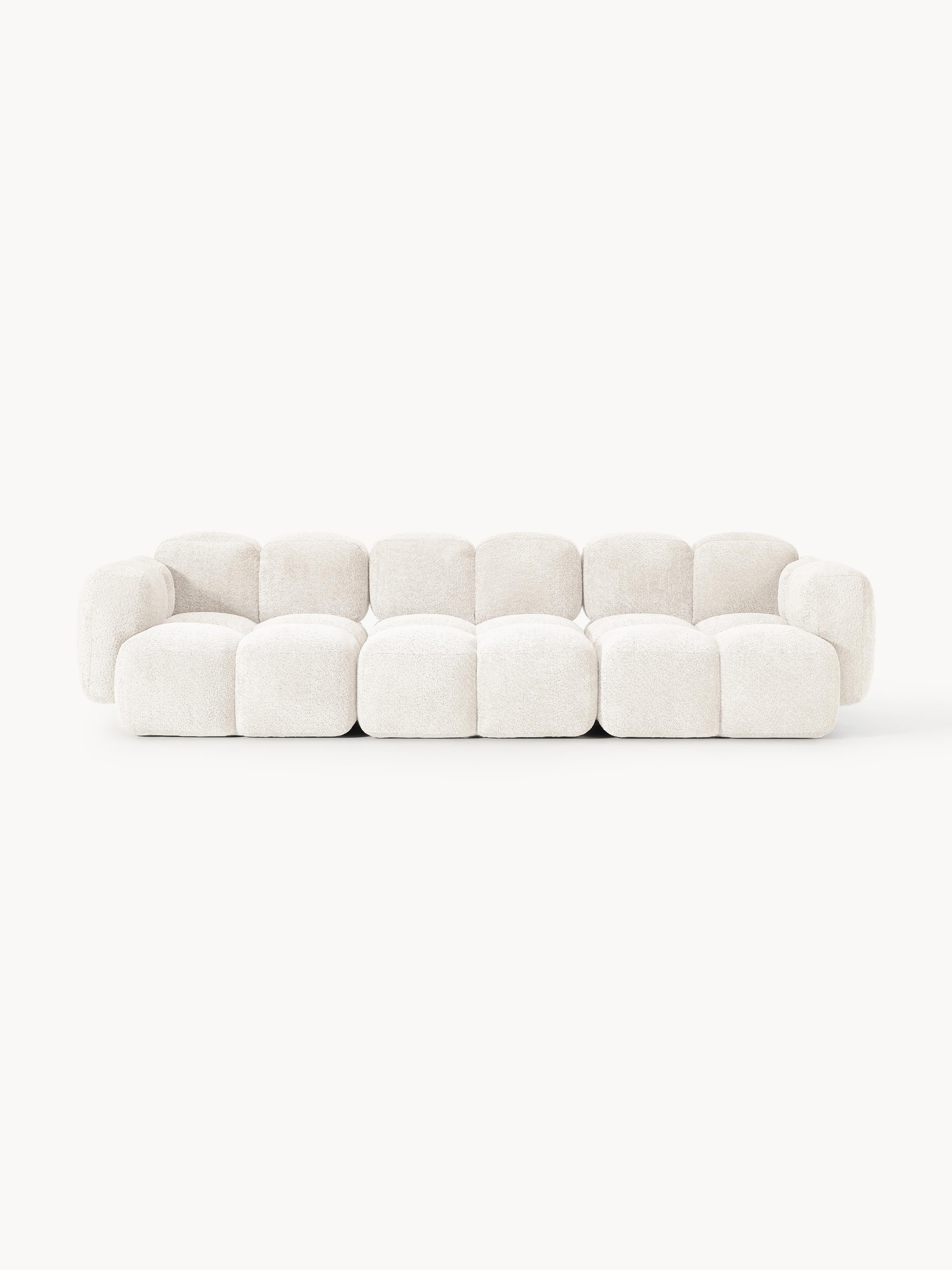 Tayla Modular Teddy-Bouclé Sofa (4-seater)