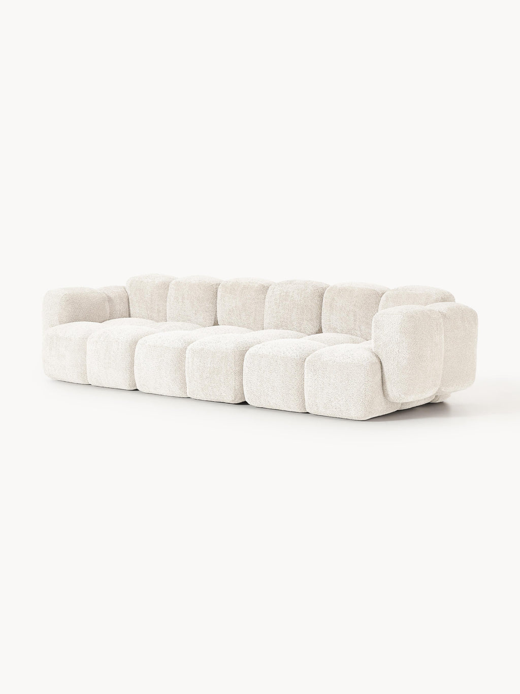 Tayla Modular Teddy-Bouclé Sofa (4-seater)