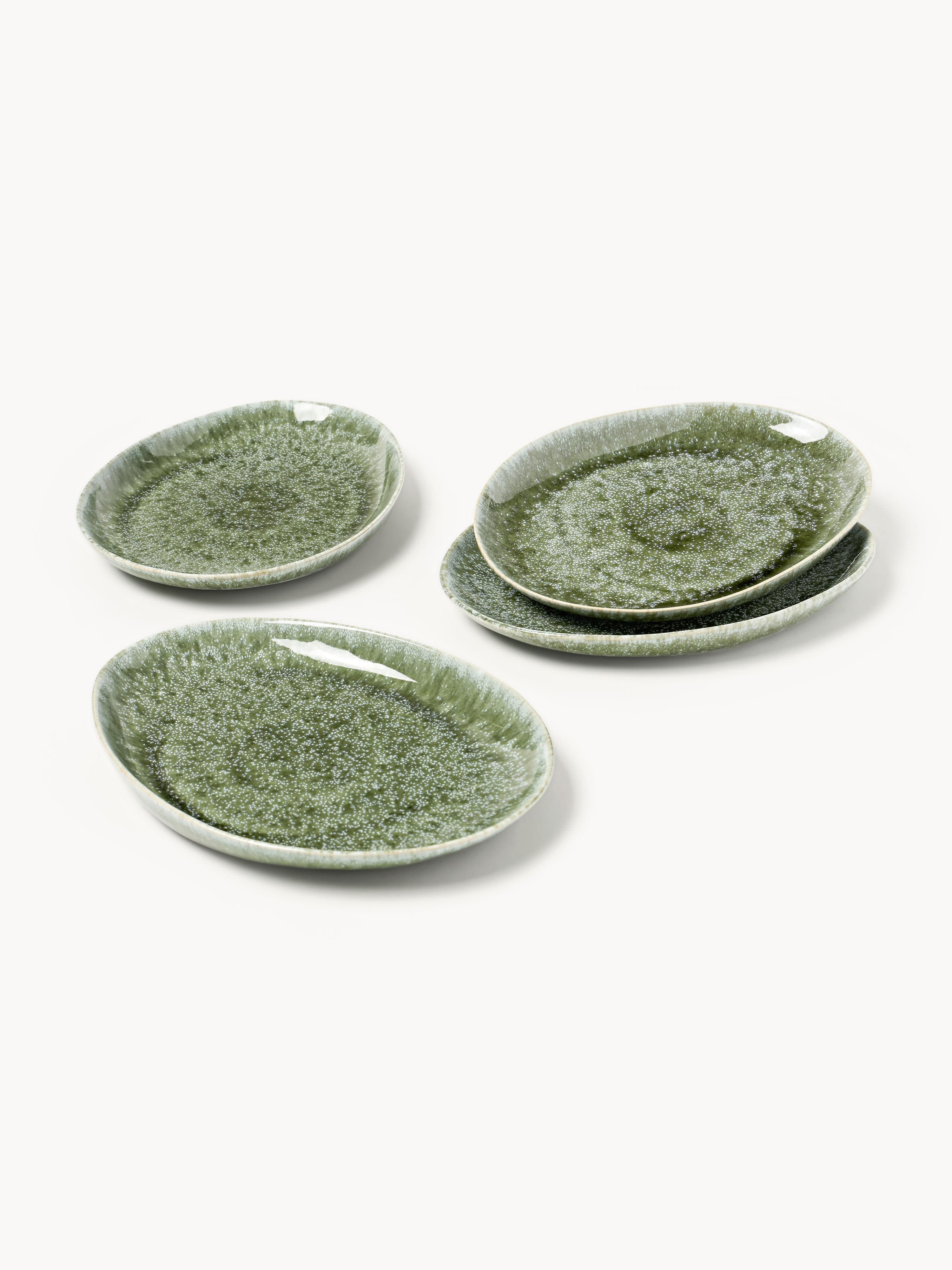 Macey Handmade Organic Shaped Tableware Set, 4 people, Set of 12