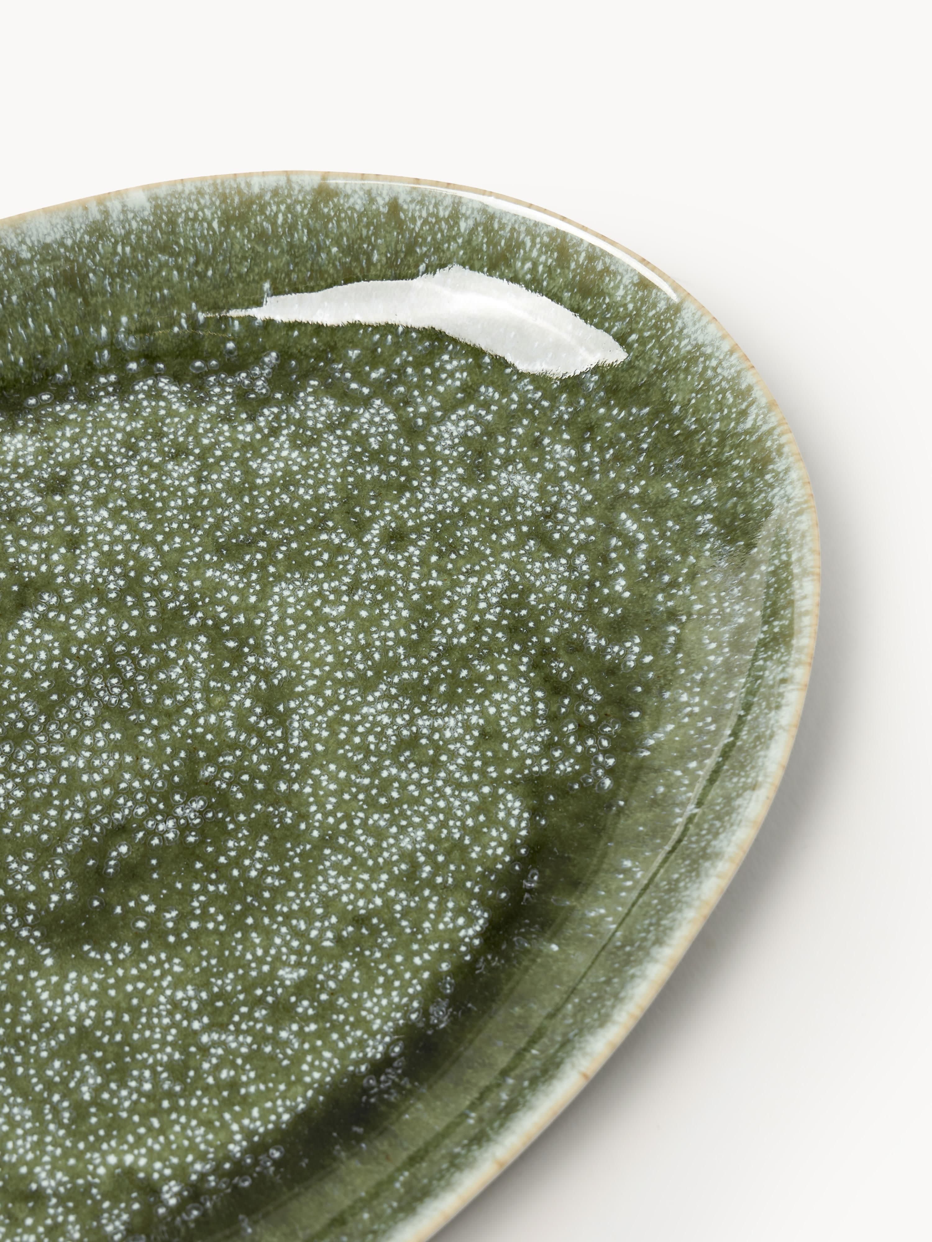 Macey Handmade Organic Shaped Tableware Set, 4 people, Set of 12