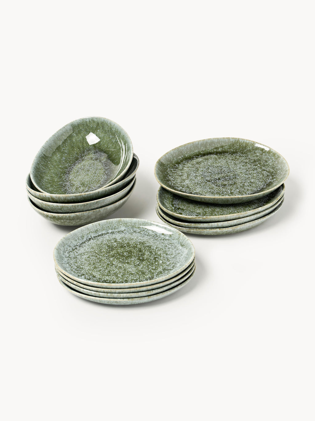 Gallery image 1 - Handmade Organic Shaped Tableware Set Macey