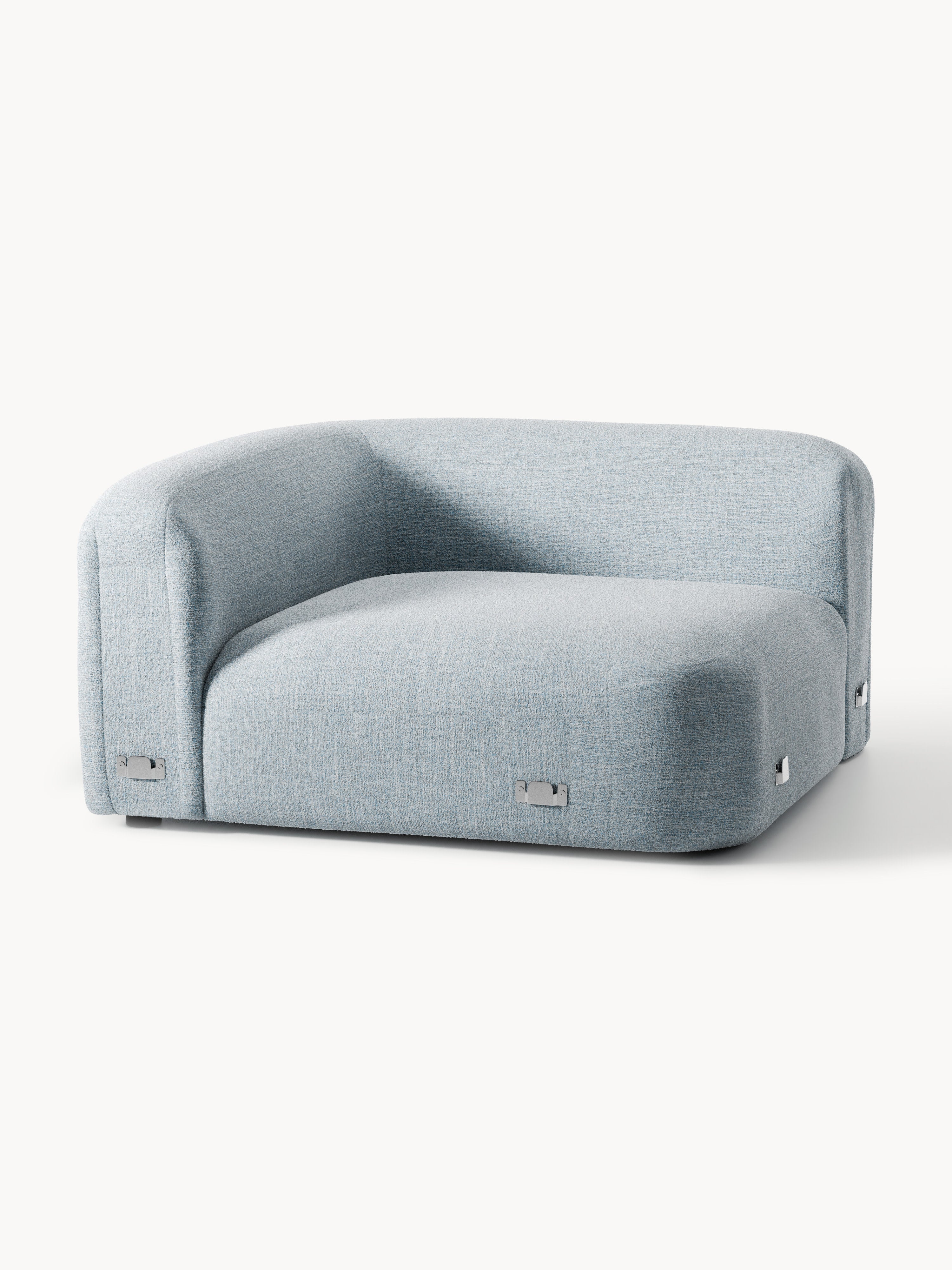 Wolke Round Bouclé Corner Module