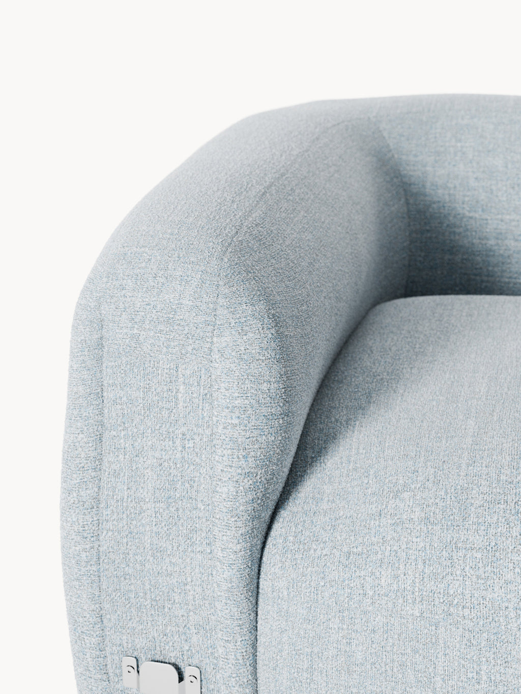 Wolke Round Bouclé Corner Module