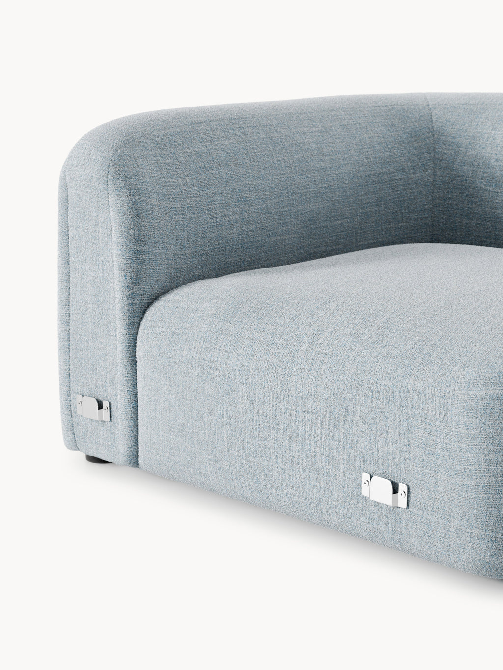 Wolke Round Bouclé Corner Module