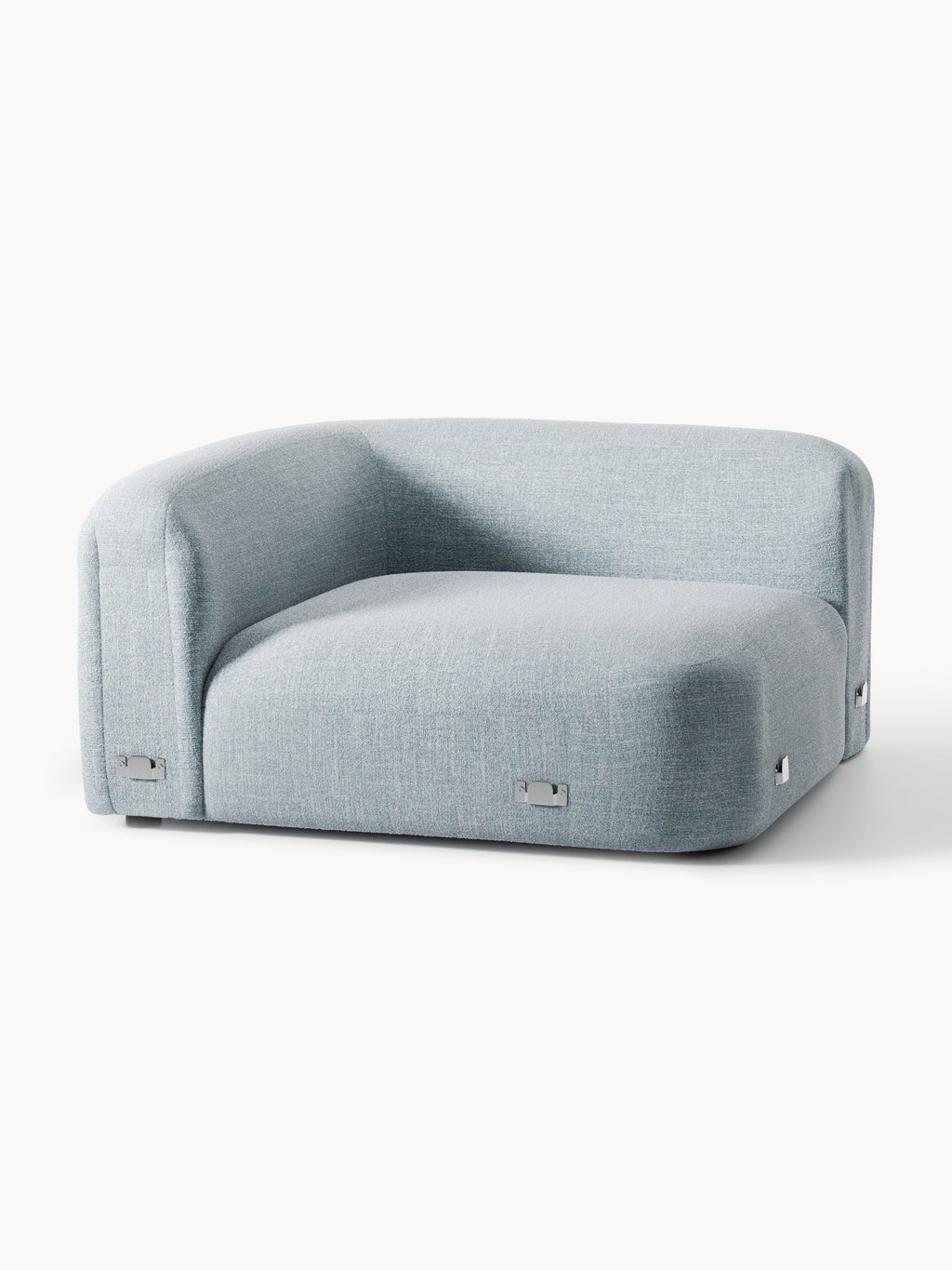 Wolke Round Bouclé Corner Module
