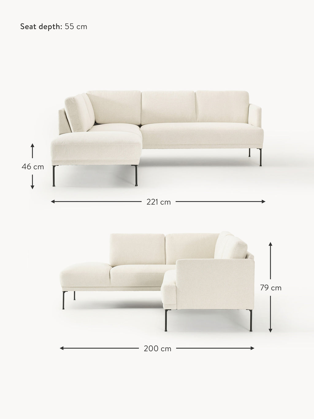 Fluente Corner Sofa
