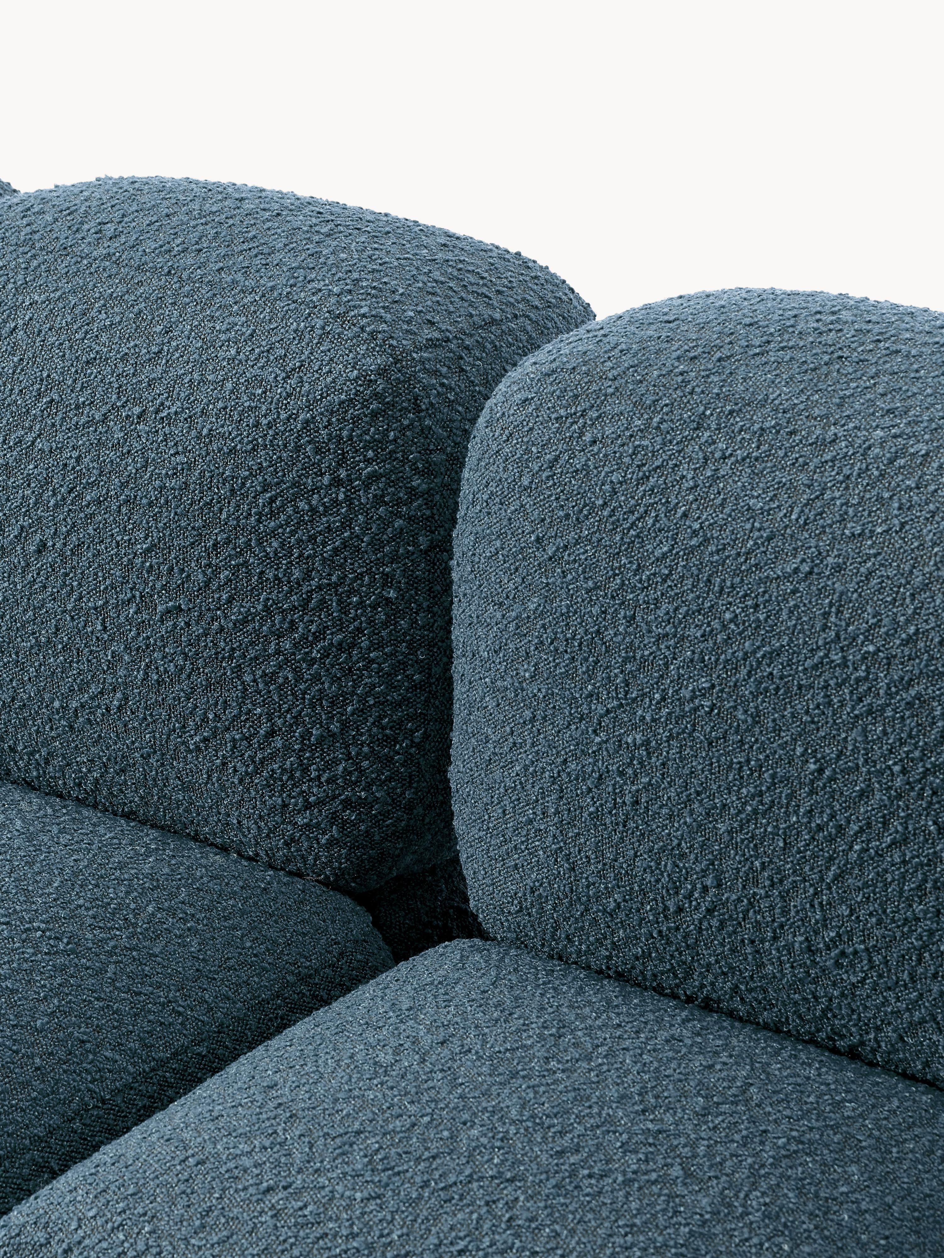 Tayla Bouclé Modular Sofa (2-seater) with Ottoman (left/right)