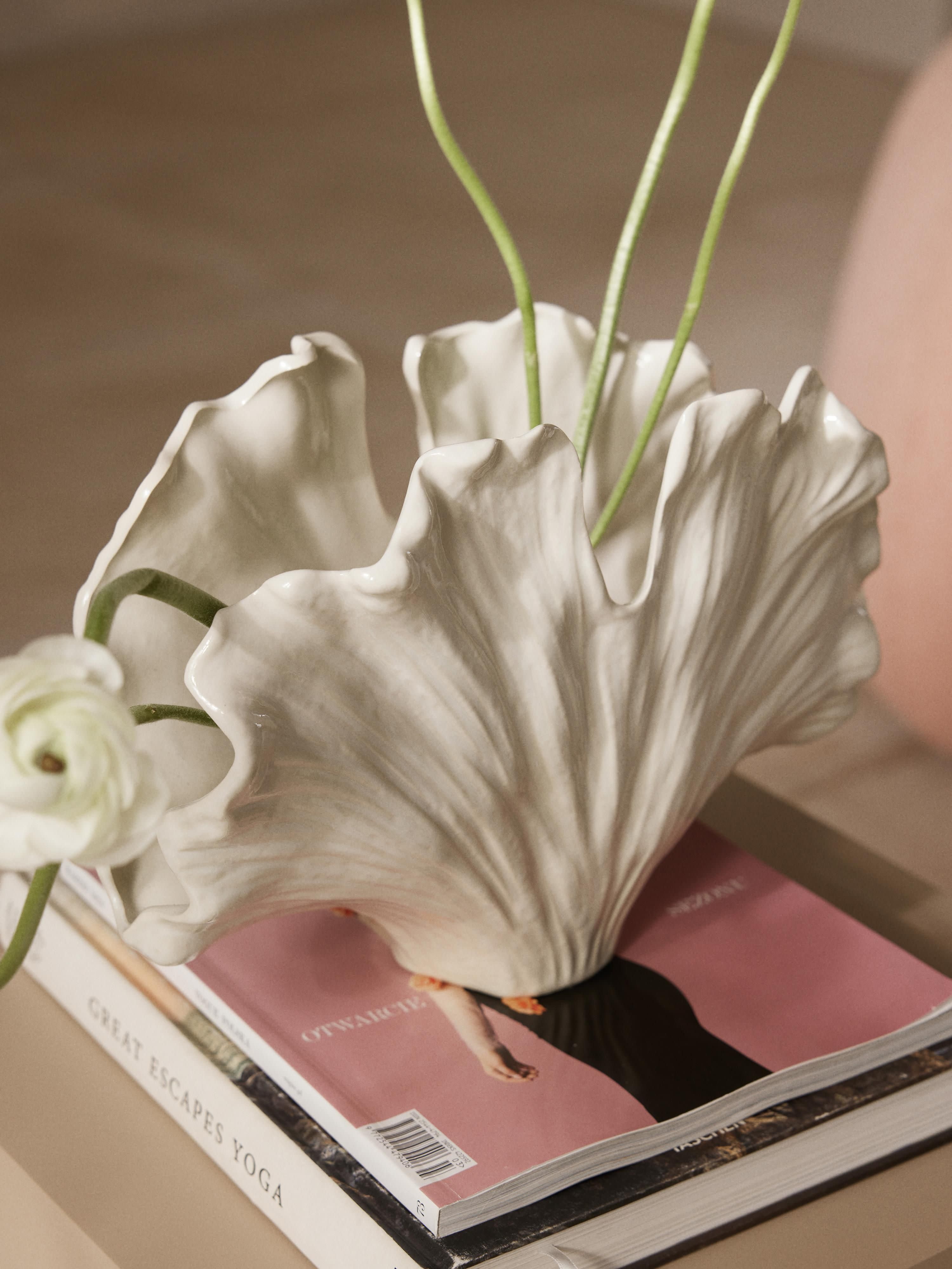 Gingko Vase, H 24 cm