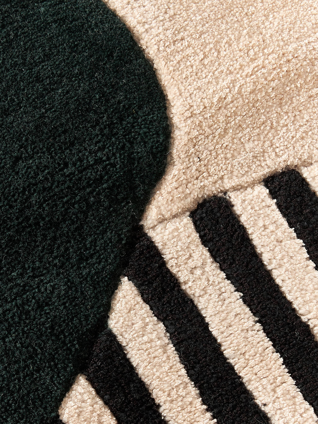 Silas High-Low Wool Rug, Hand-Tufted