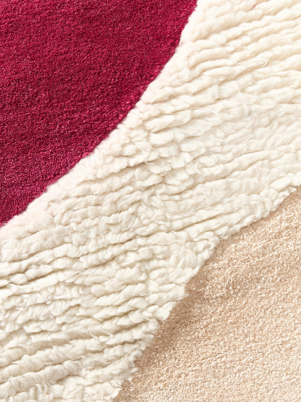 Silas High-Low Wool Rug, Hand-Tufted