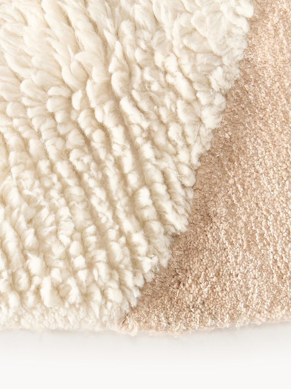 Silas High-Low Wool Rug, Hand-Tufted