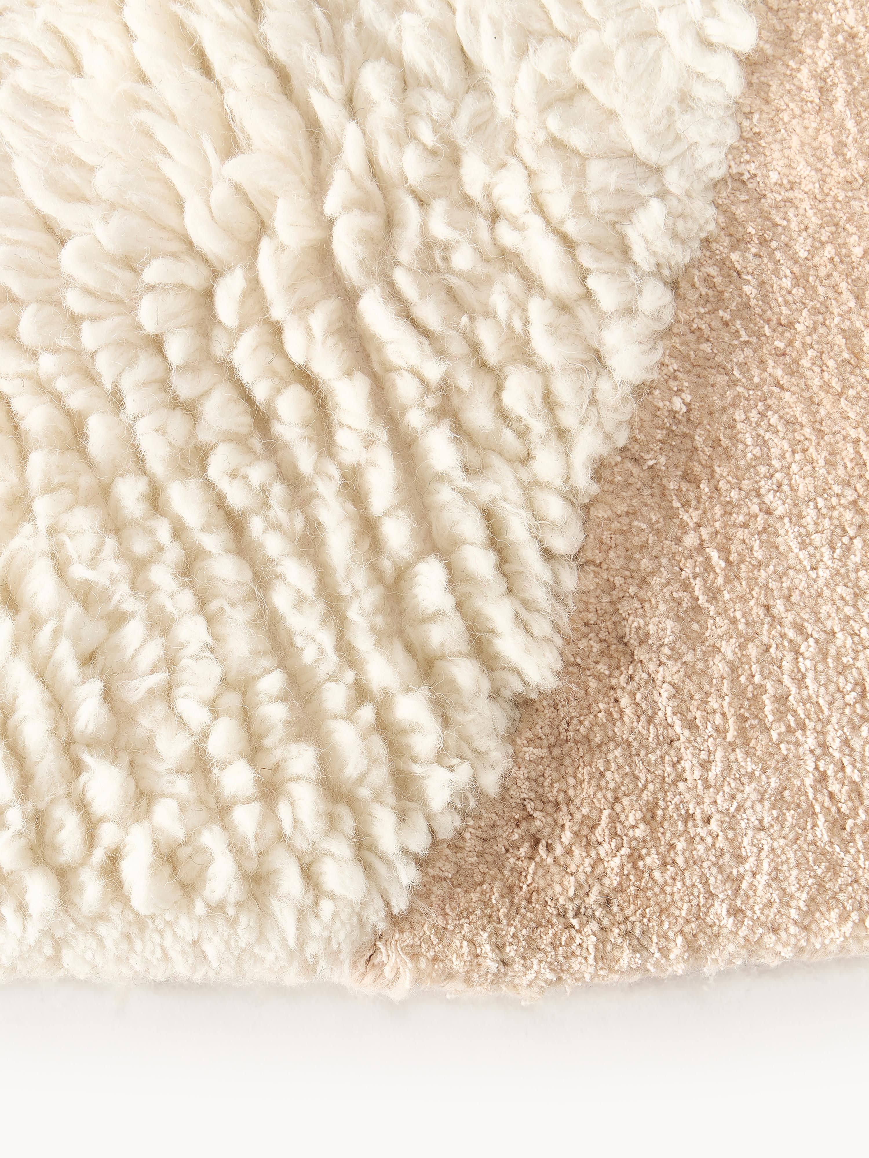 Silas High-Low Wool Rug, Hand-Tufted