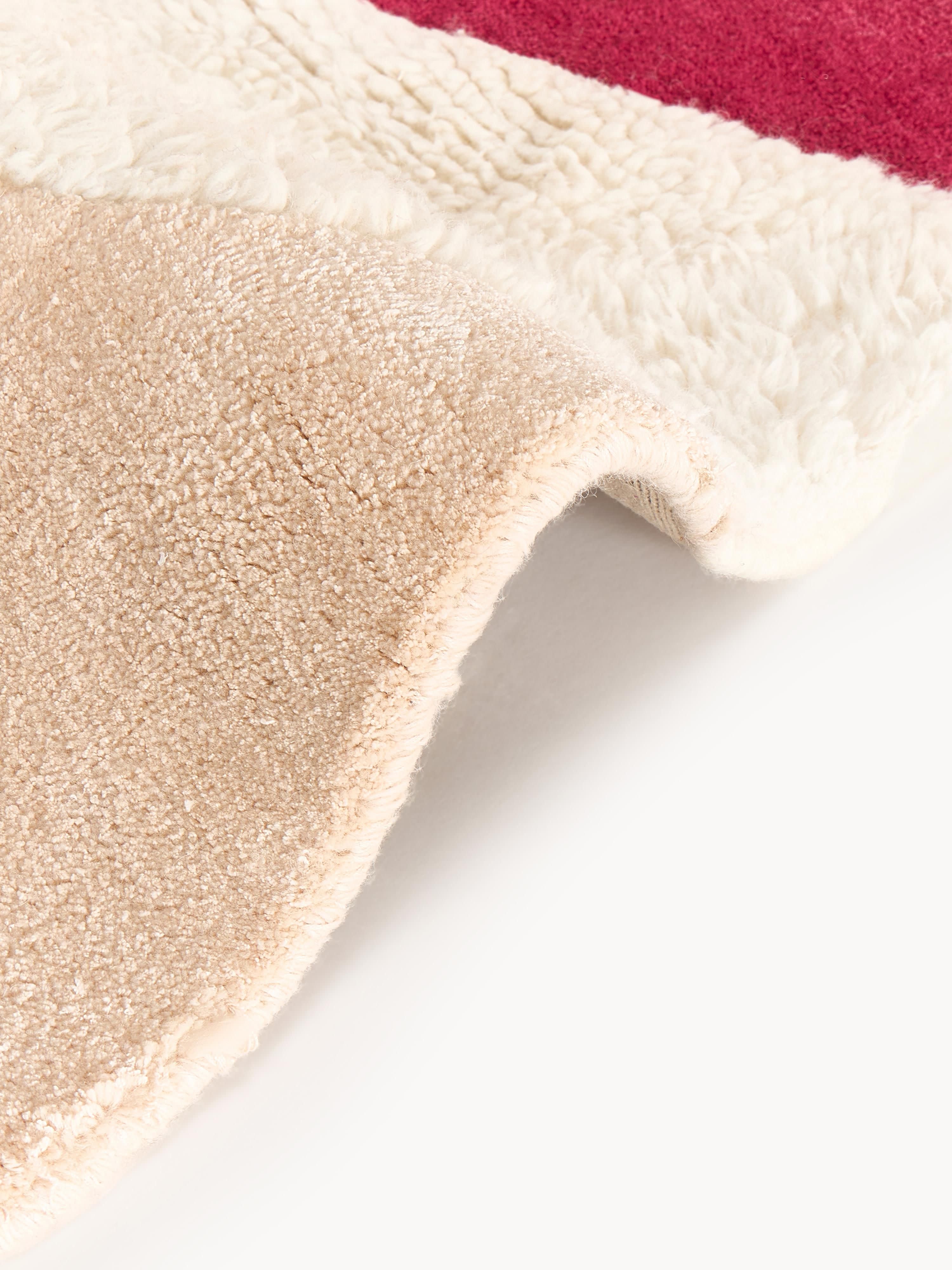 Silas High-Low Wool Rug, Hand-Tufted