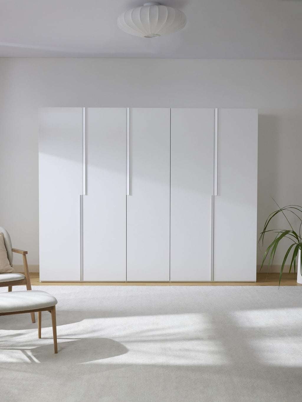 Leon Modular Hinge Door Wardrobe, 250 cm Wide, in various sizes