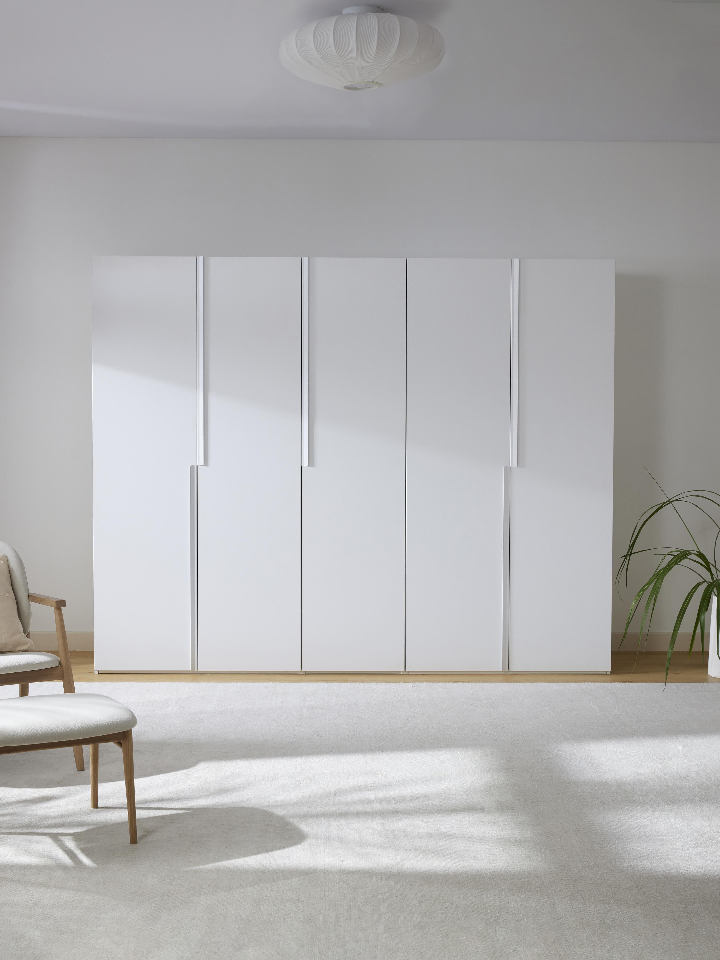 Leon Modular Hinge Door Wardrobe, 250 cm Wide, in various sizes