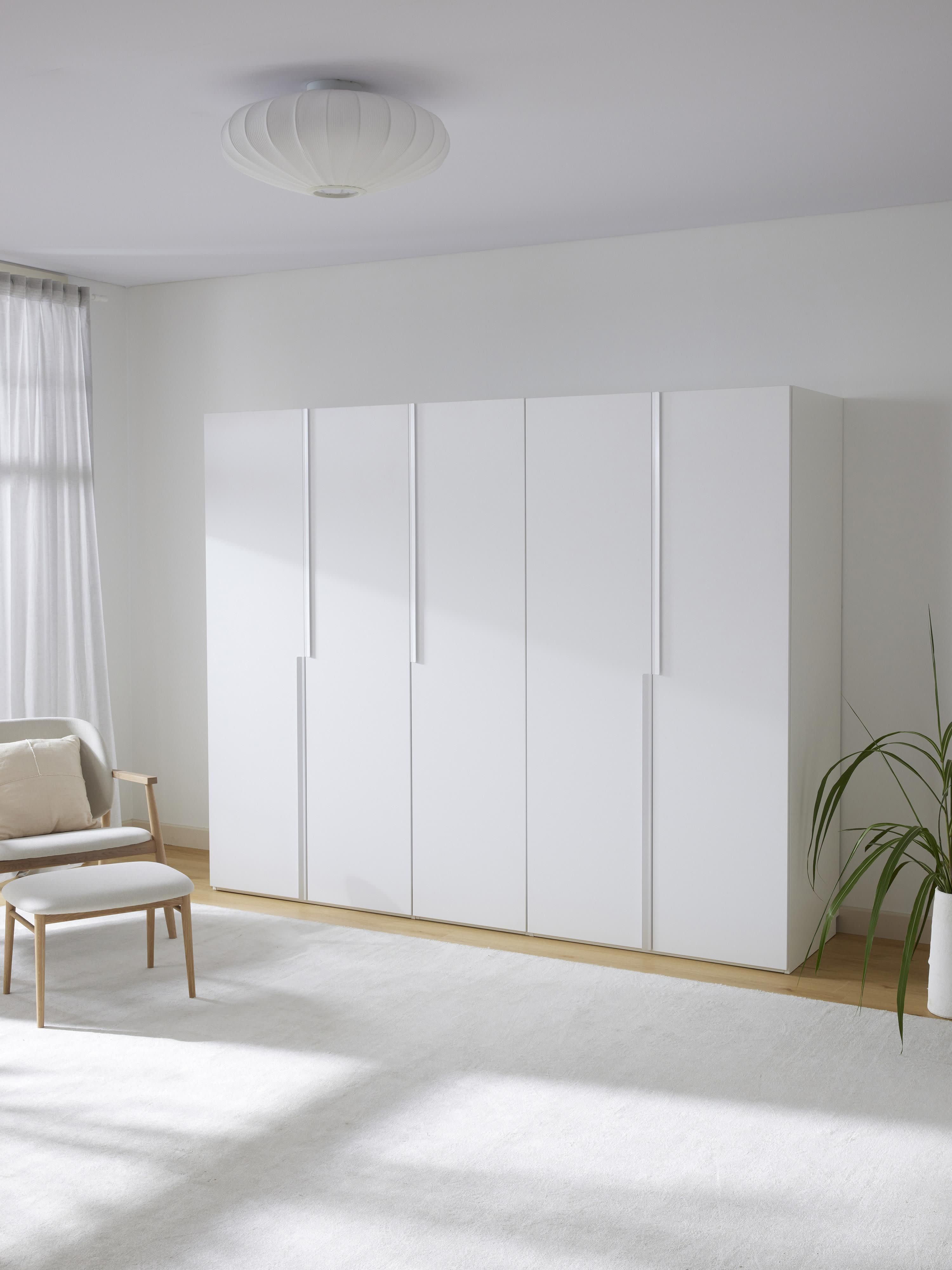 Leon Modular Hinge Door Wardrobe, 250 cm Wide, in various sizes