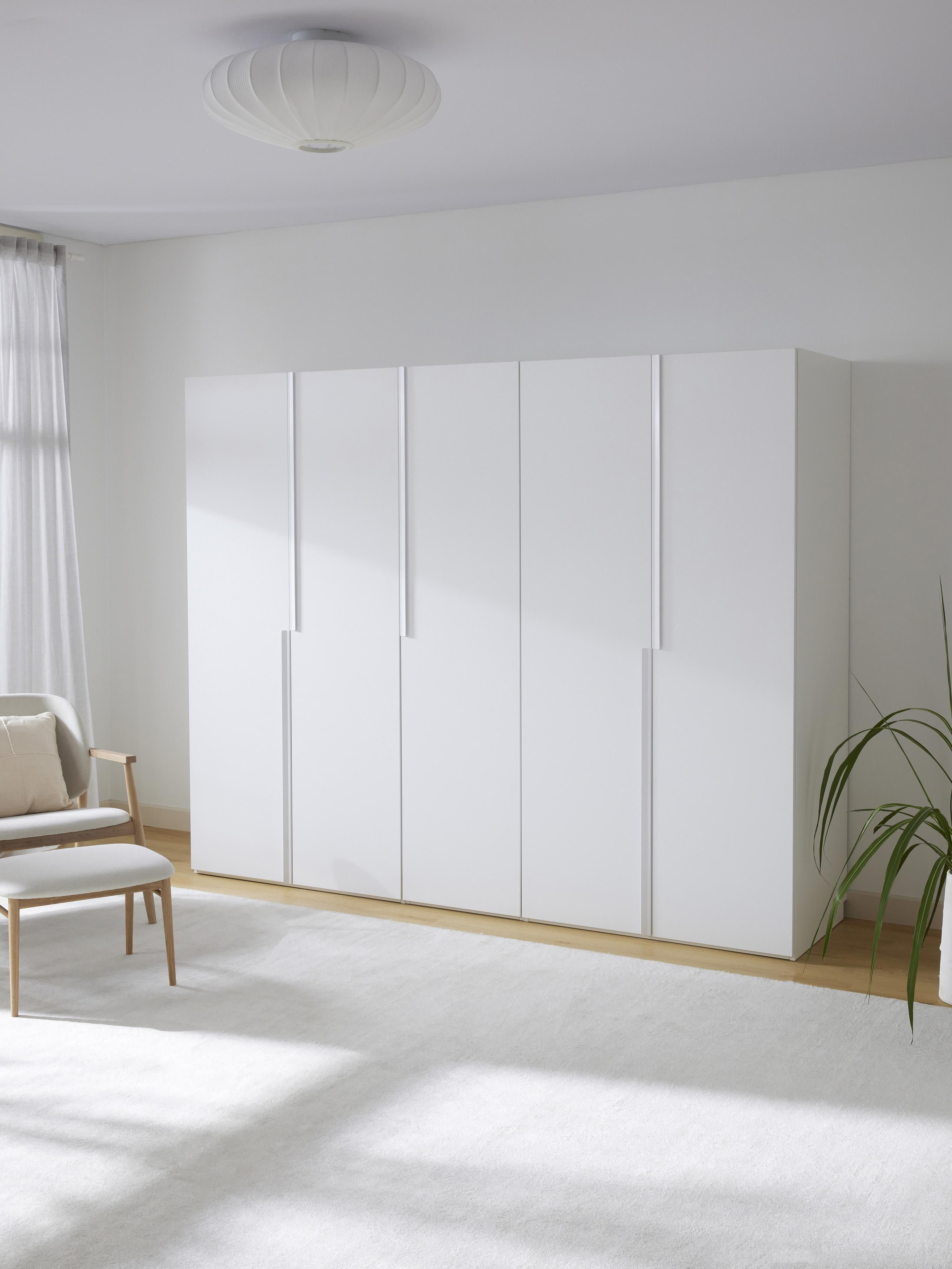 Leon Modular Hinge Door Wardrobe, 250 cm Wide, in various sizes