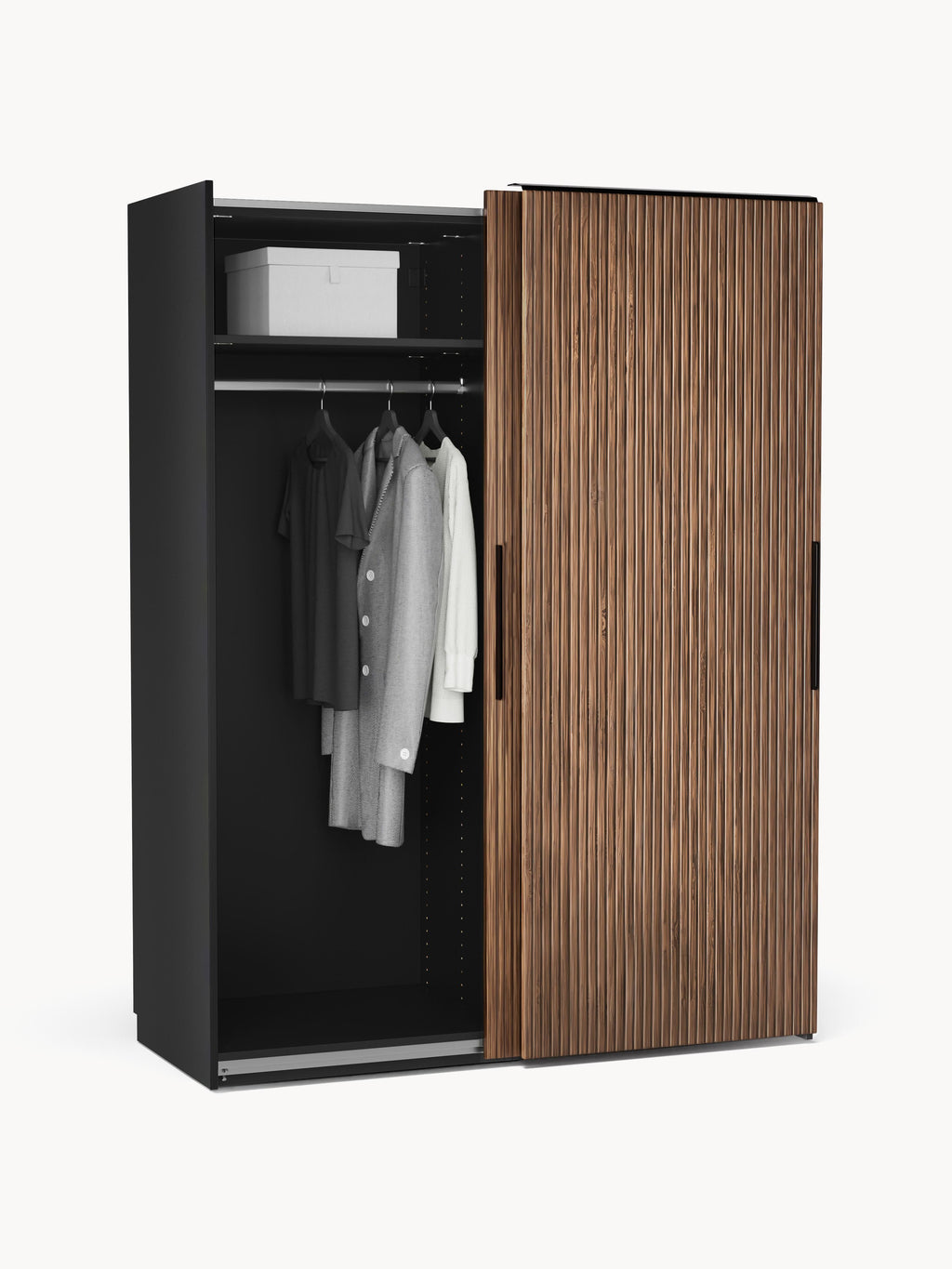 Simone Modular Sliding Door Wardrobe, 150 cm Wide, in various sizes