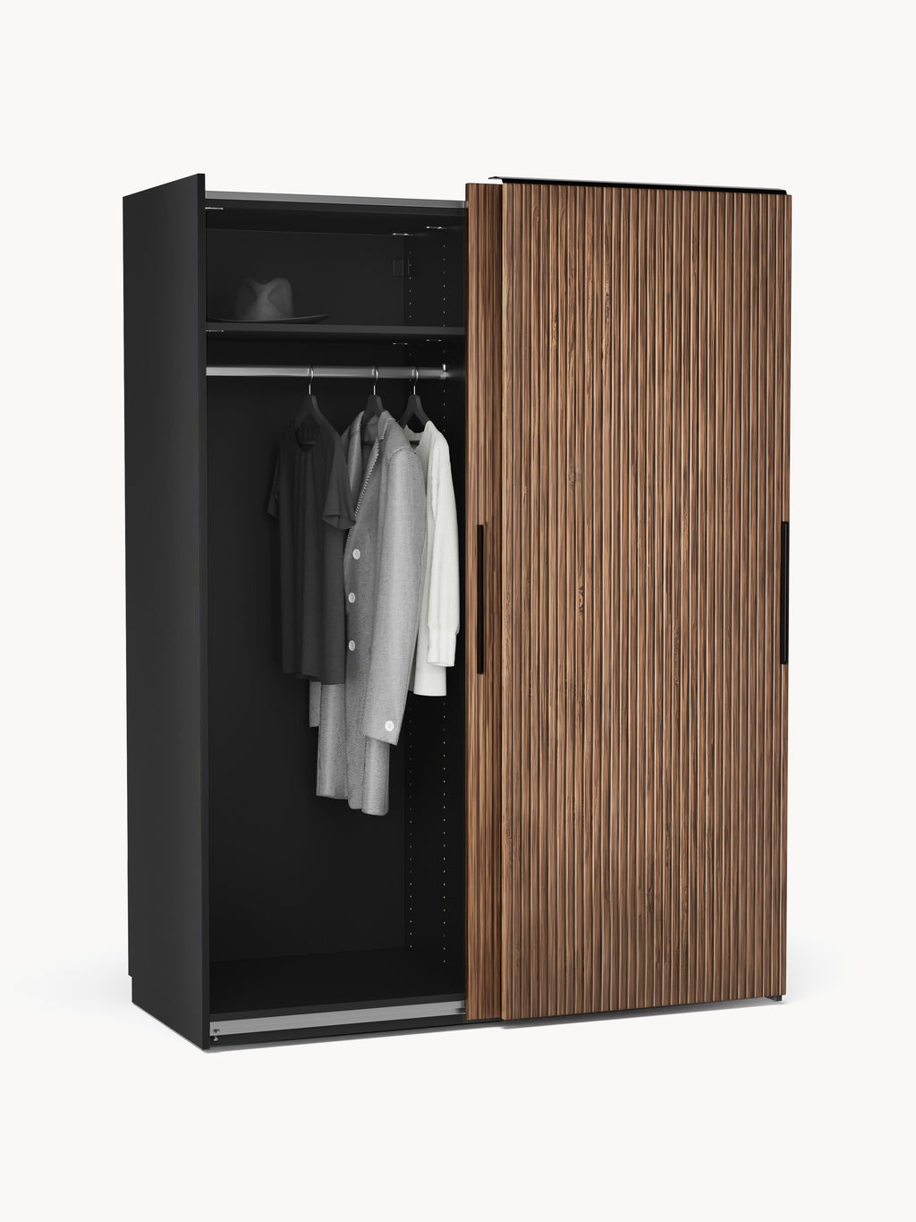 Simone Modular Sliding Door Wardrobe, 150 cm Wide, in various sizes