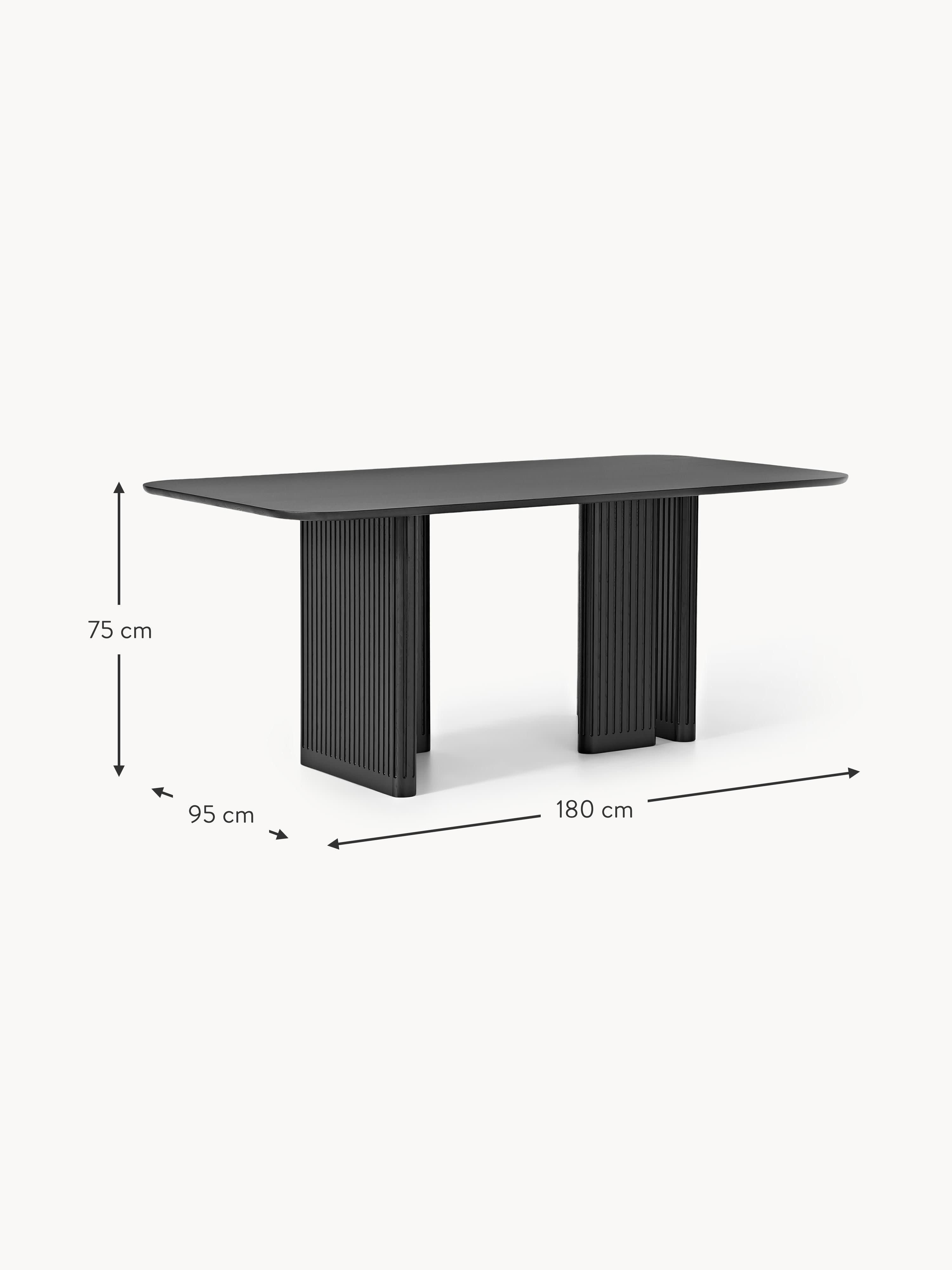 Jolka Oak Wood Dining Table, in various sizes