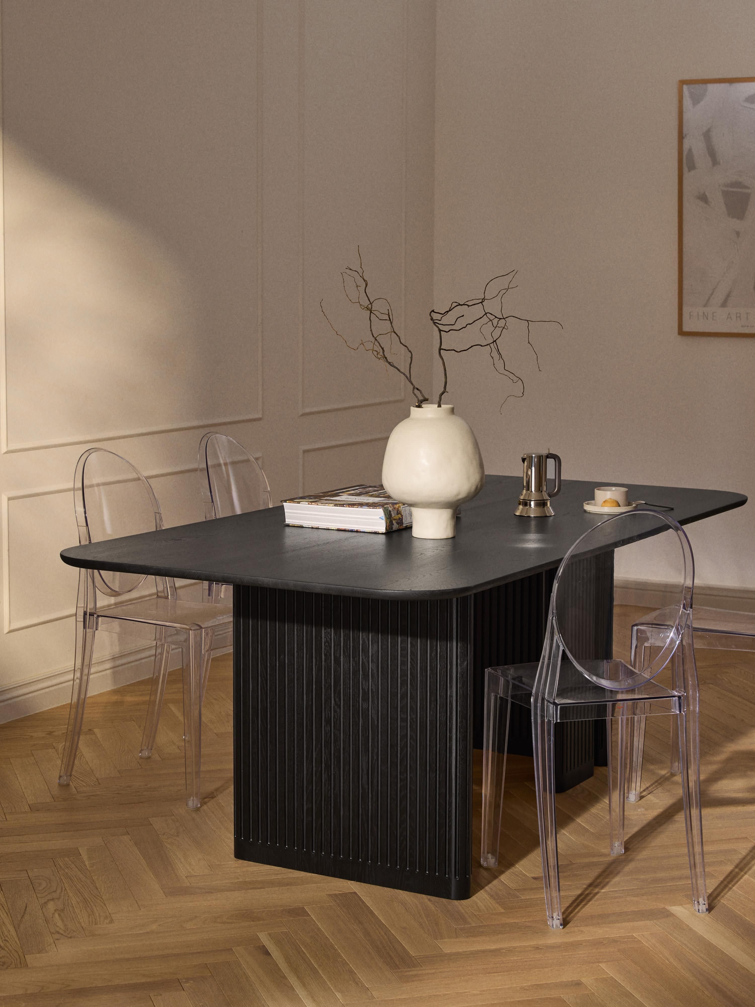 Jolka Oak Wood Dining Table, in various sizes