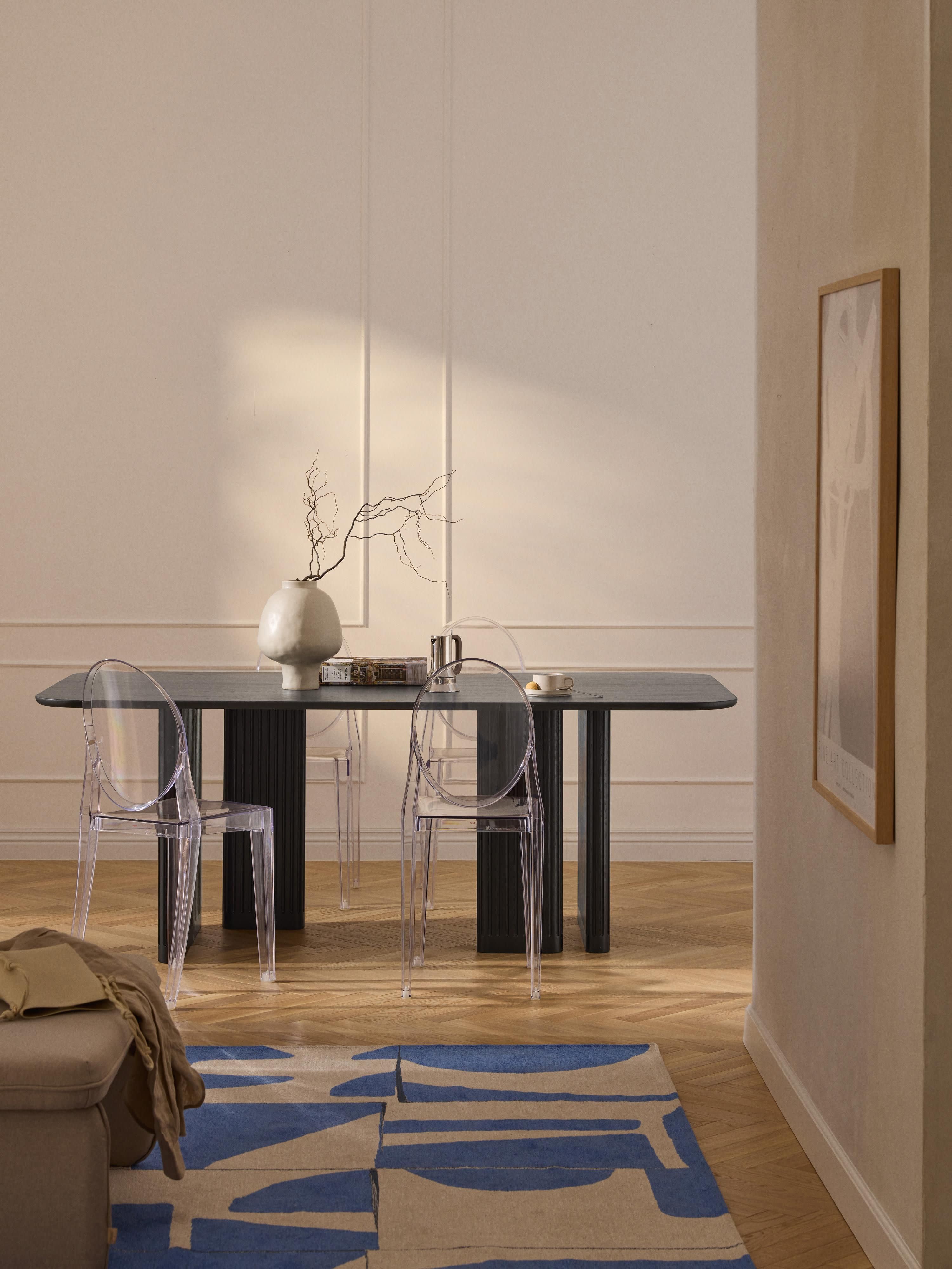 Jolka Oak Wood Dining Table, in various sizes