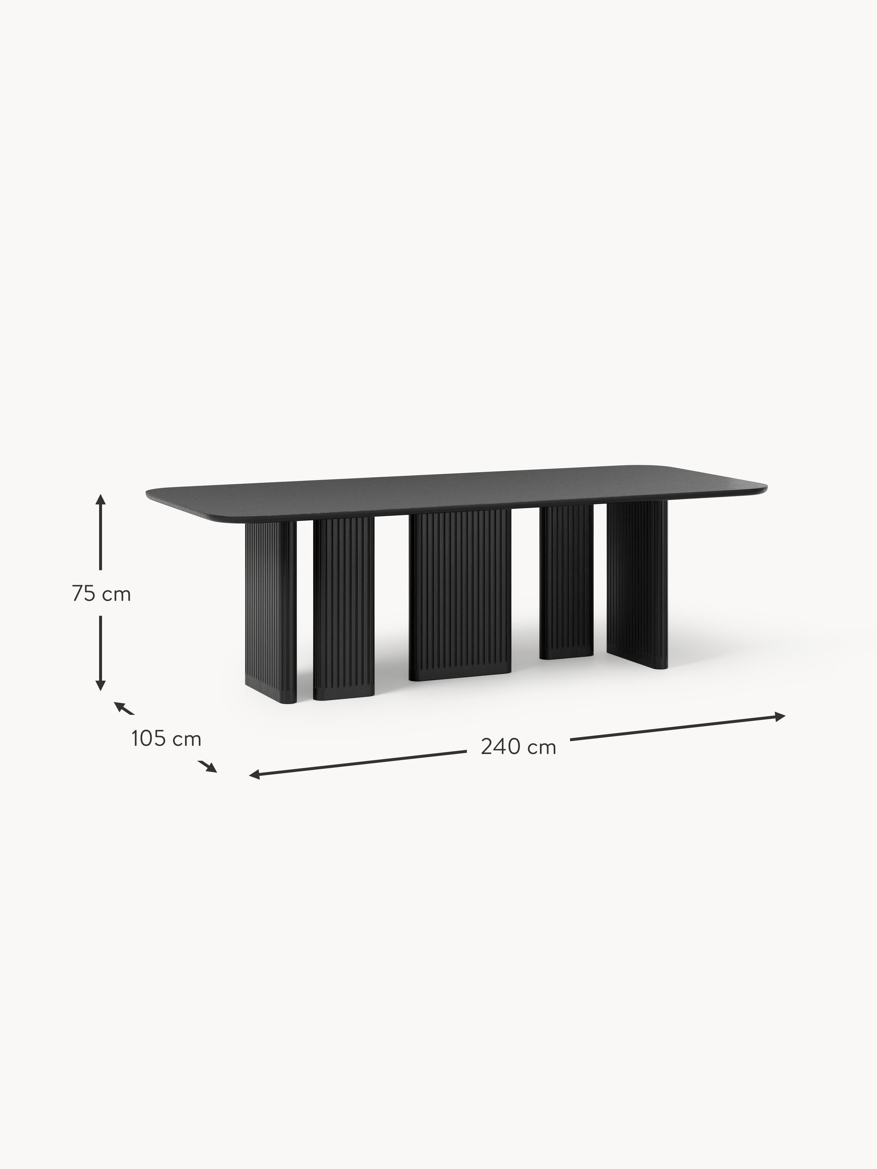 Jolka Oak Wood Dining Table, in various sizes