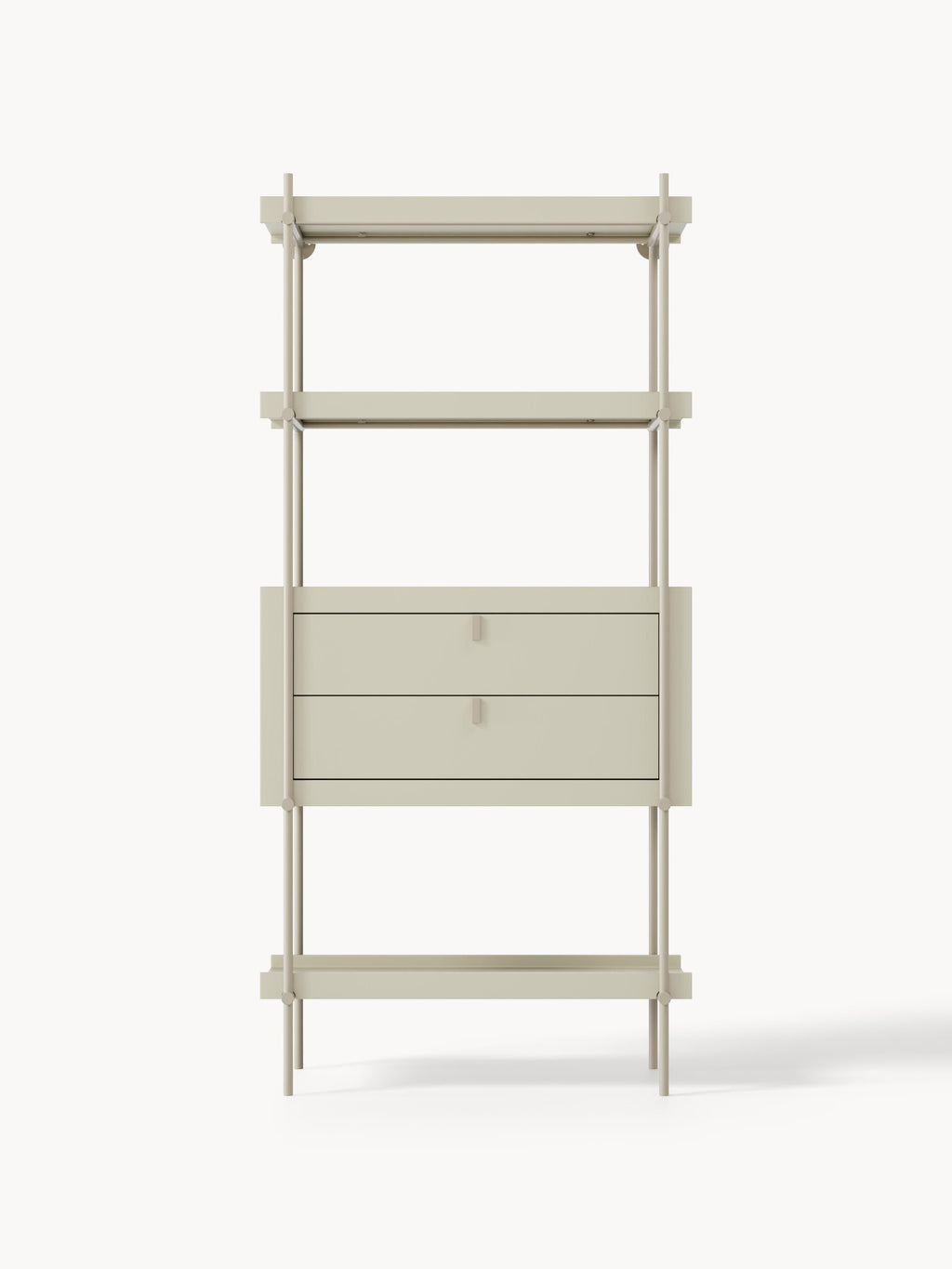Rio Tall Shelving Unit with Drawers