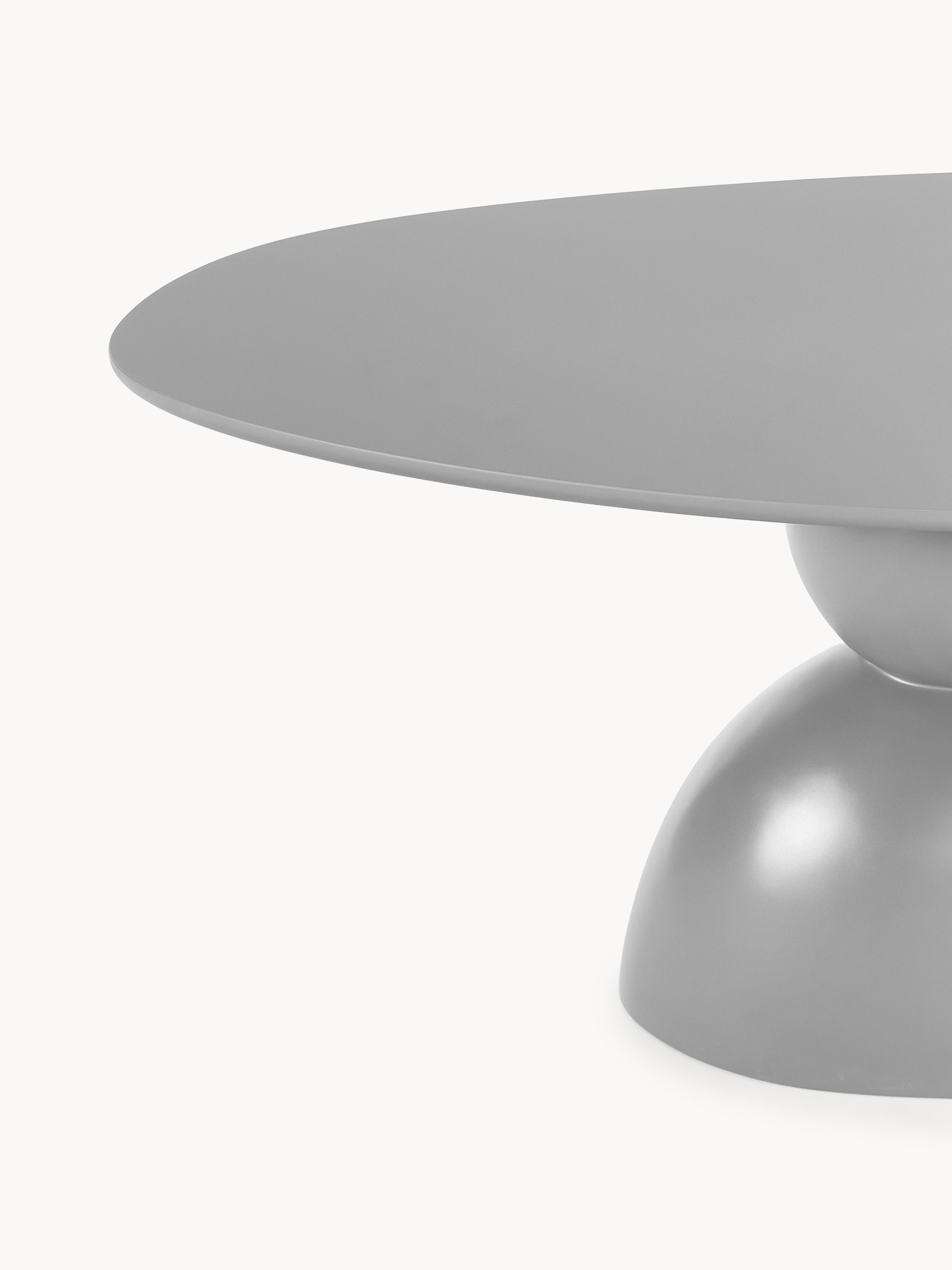 Sahra Oval Dining Table with Organic Design, 180 x 90 cm