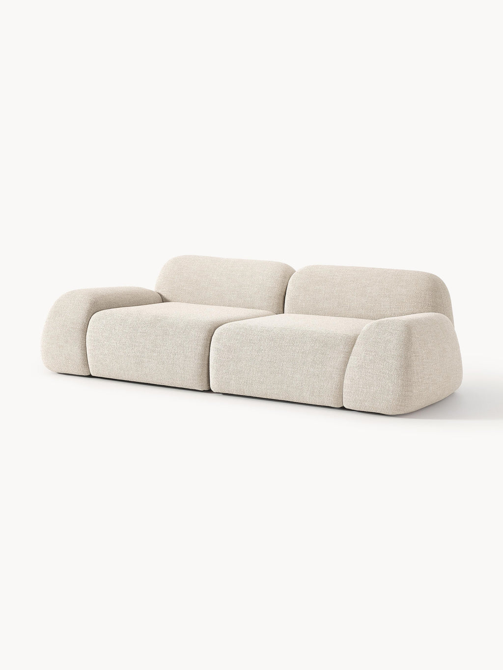 Wolke Modular Bouclé Sofa (3-seater)