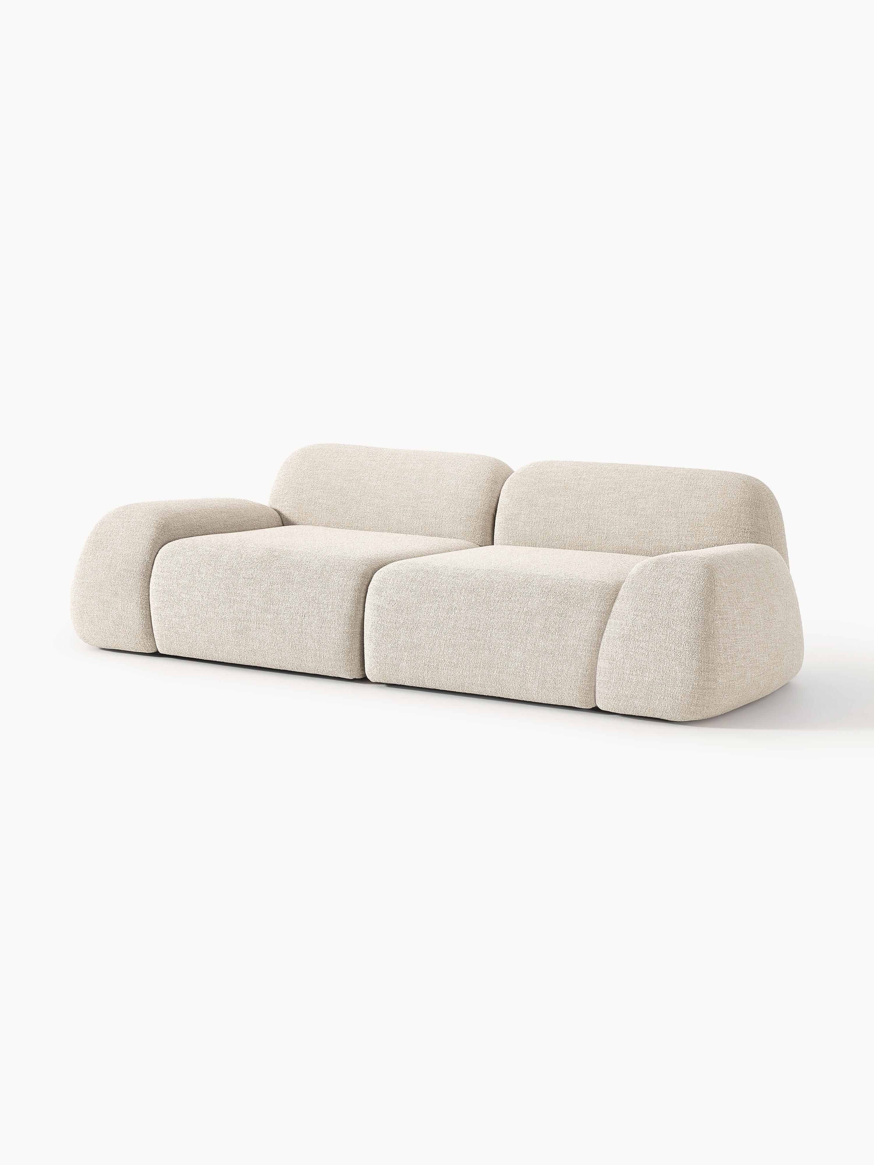 Wolke Modular Bouclé Sofa (3-seater)