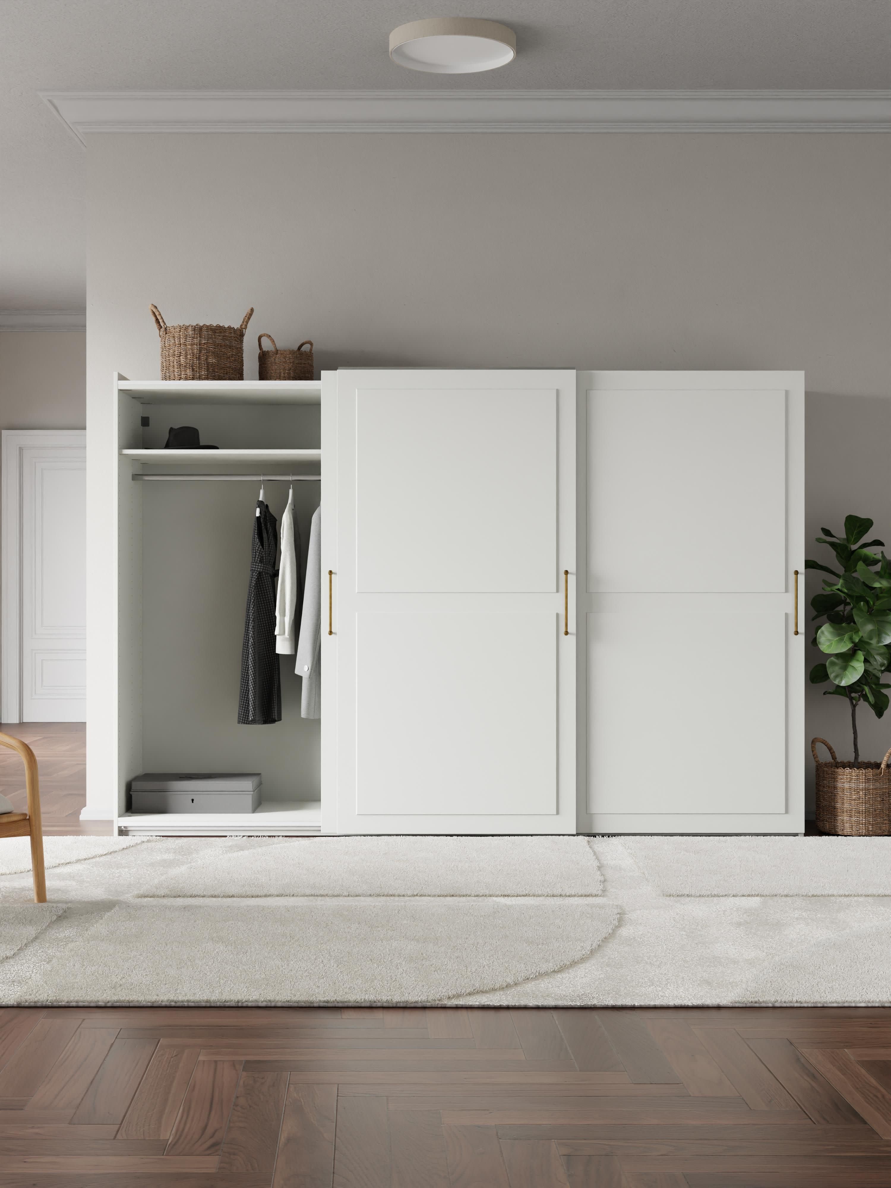 Charlotte Modular Sliding Door Wardrobe, 300 cm Wide, in various sizes