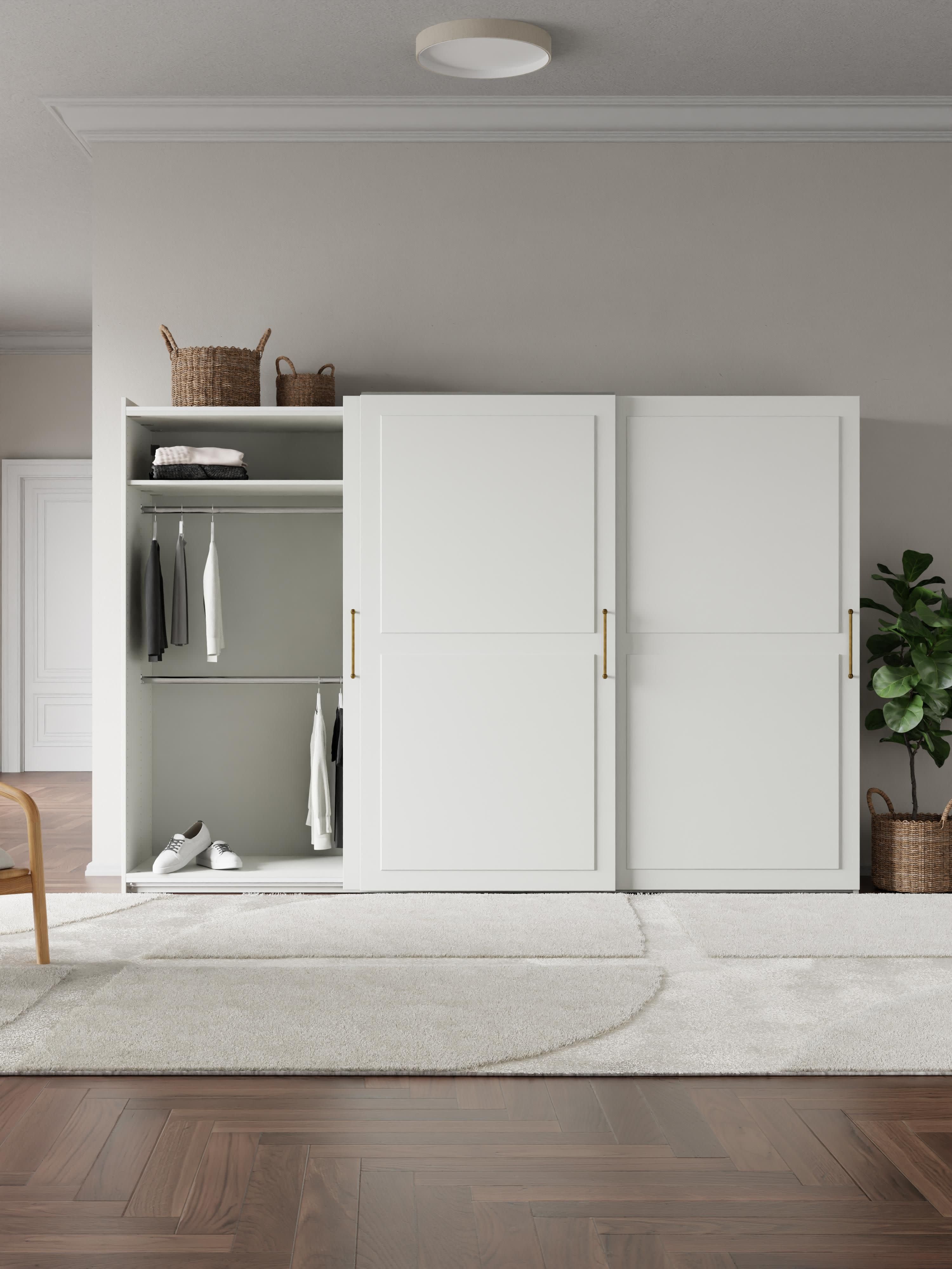 Charlotte Modular Sliding Door Wardrobe, 300 cm Wide, in various sizes