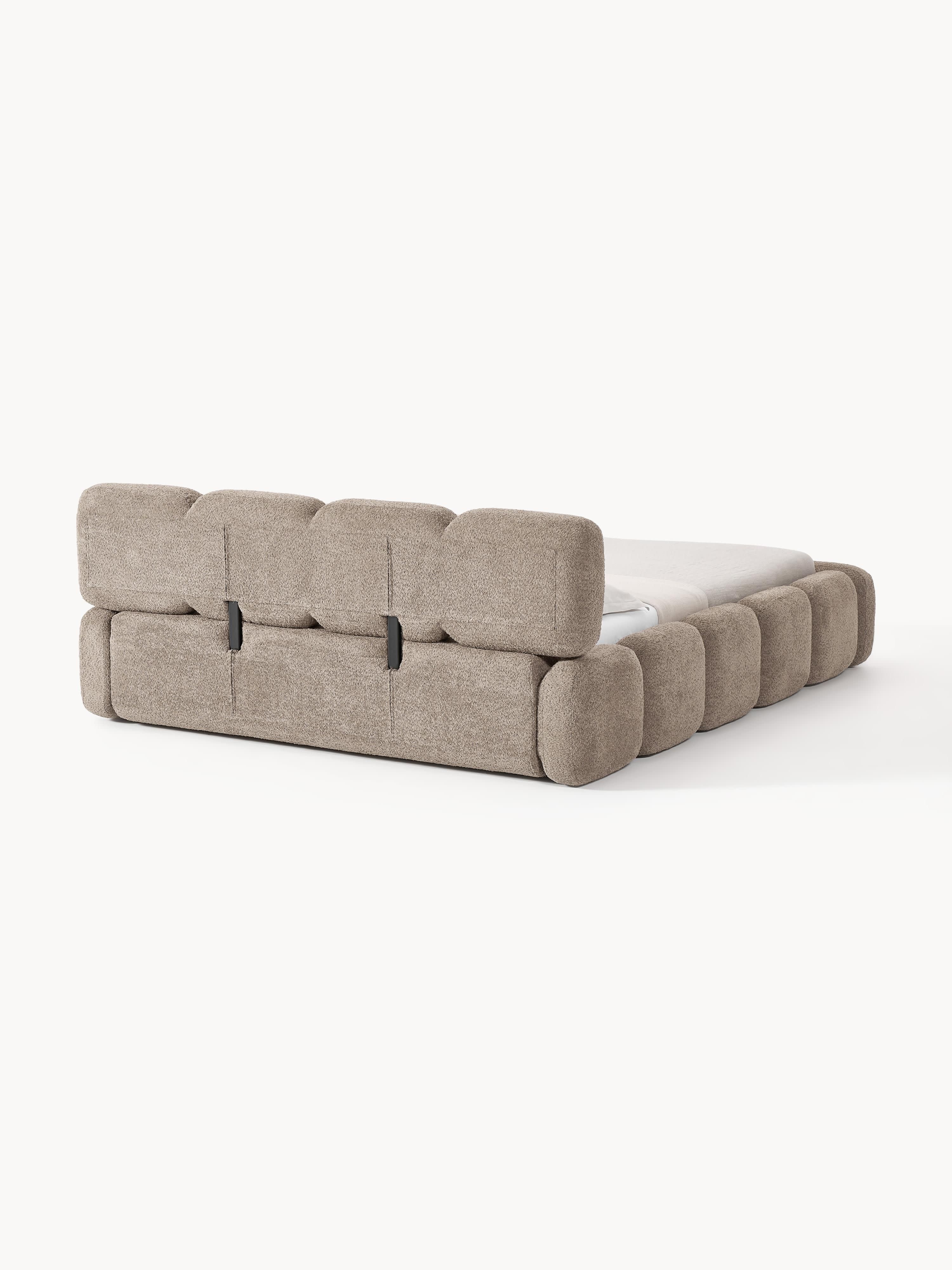 Tayla Upholstered Teddy Bouclé Bed