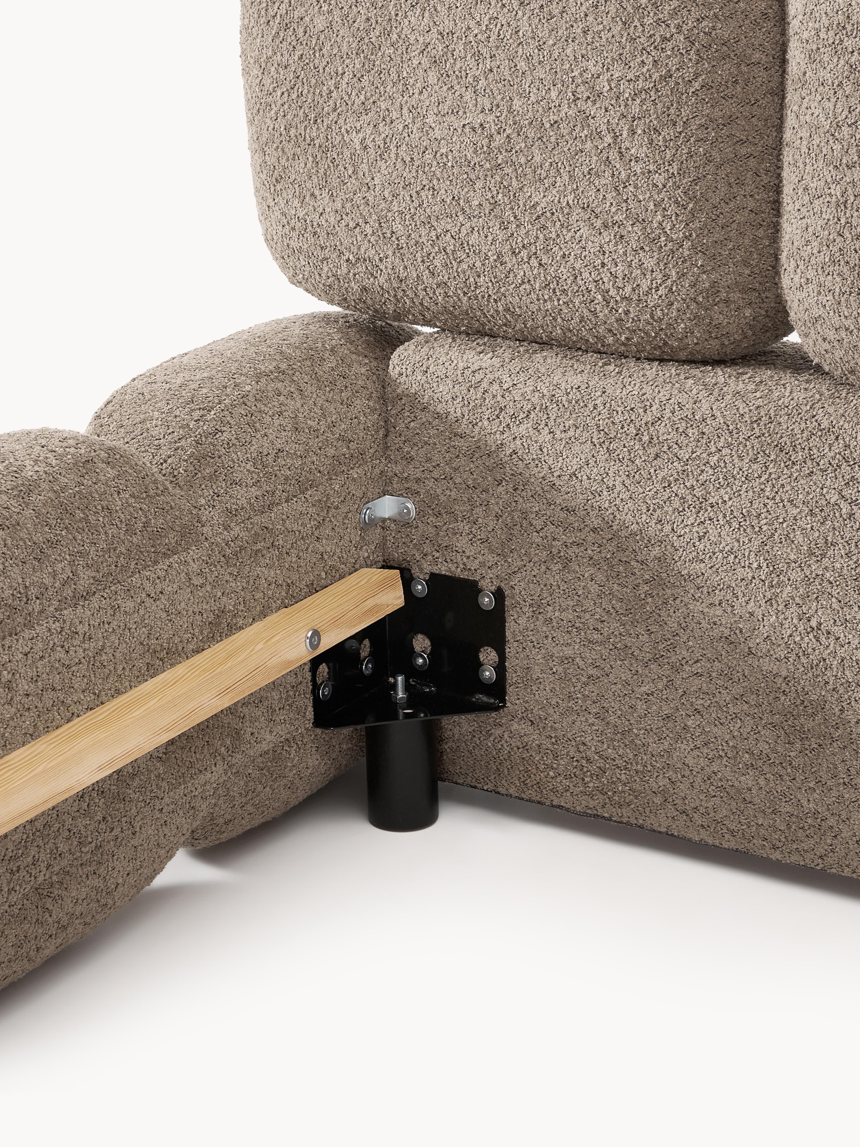 Tayla Upholstered Teddy Bouclé Bed