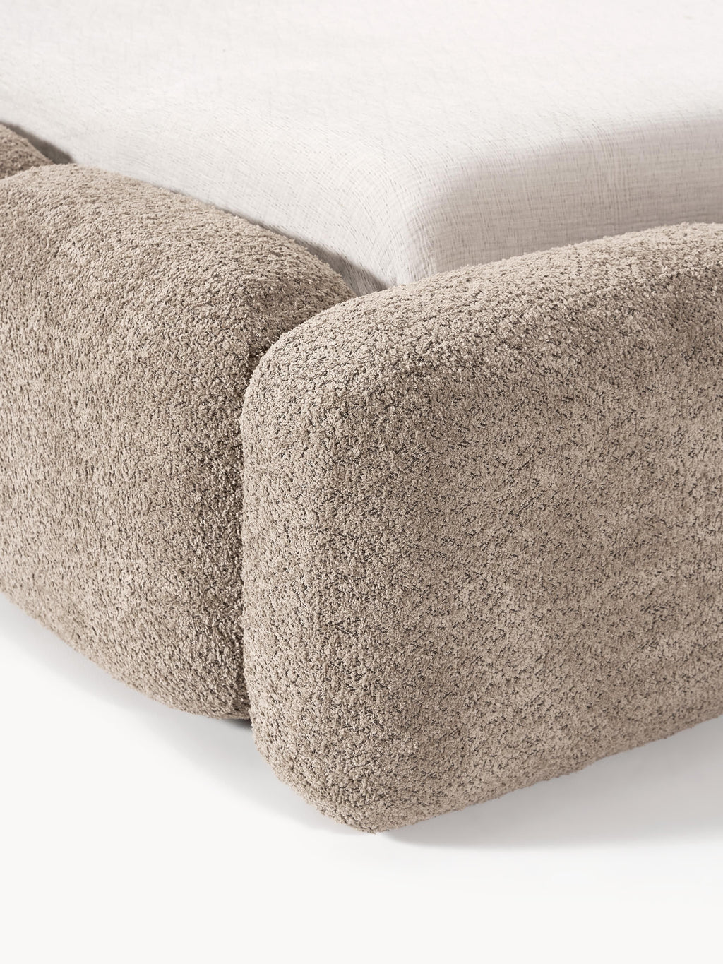 Tayla Upholstered Teddy Bouclé Bed