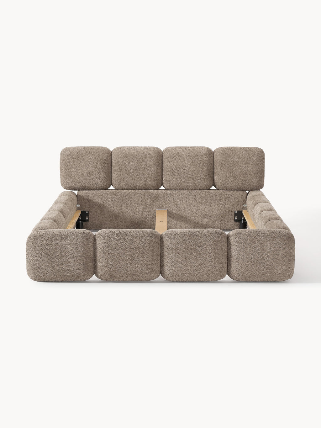 Tayla Upholstered Teddy Bouclé Bed
