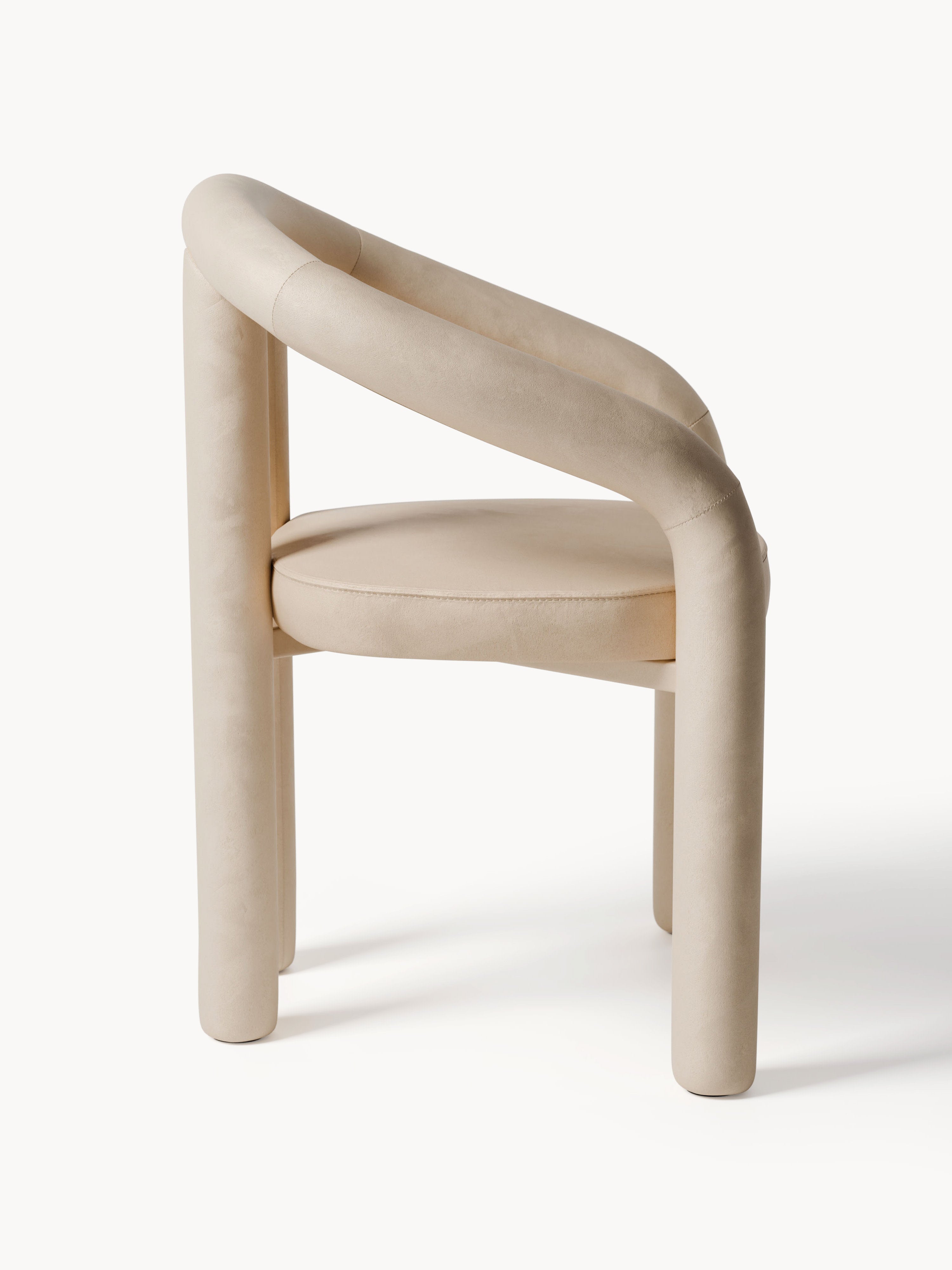 Calan Velvet Arm Chair