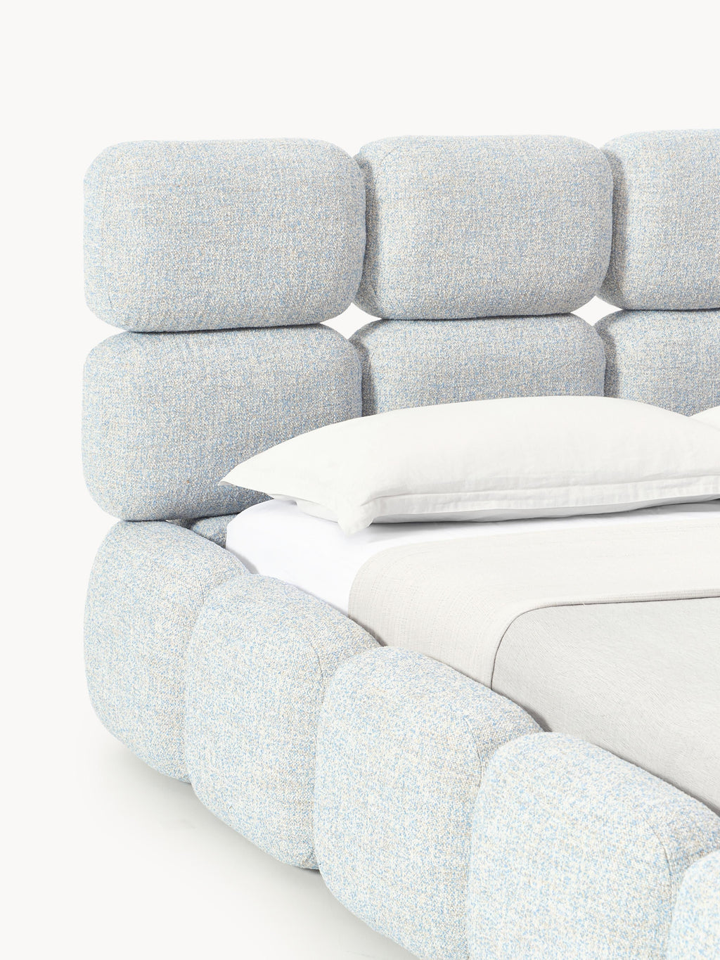 Tayla Upholstered Bouclé Bed