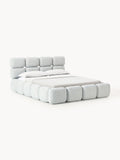 Gallery image 1 - Upholstered Bouclé Bed Tayla