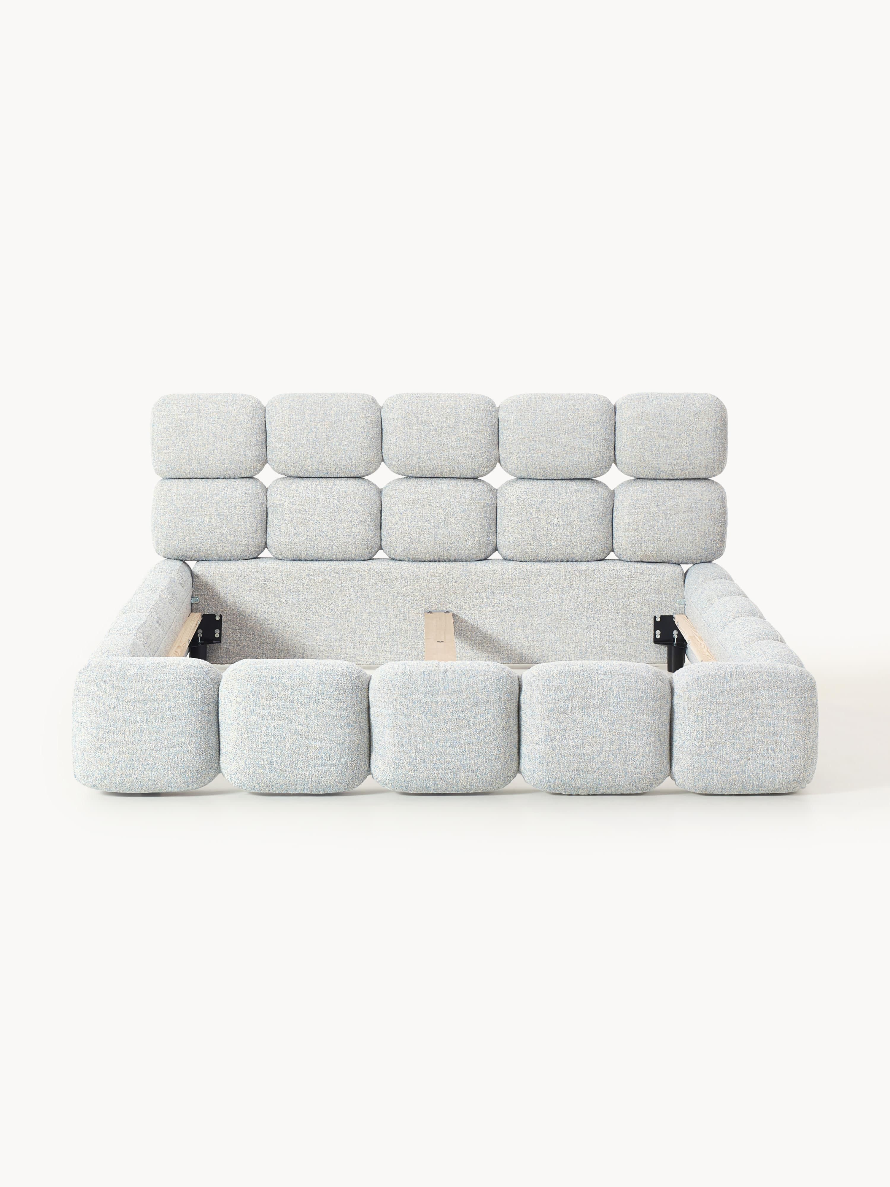 Tayla Upholstered Bouclé Bed